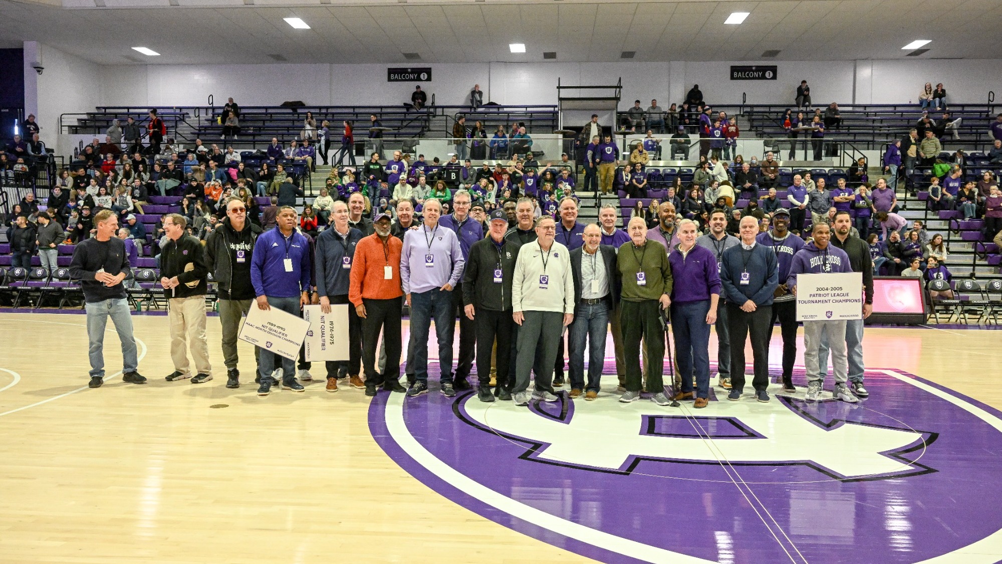 Holy Cross men's basketball alumni weekend