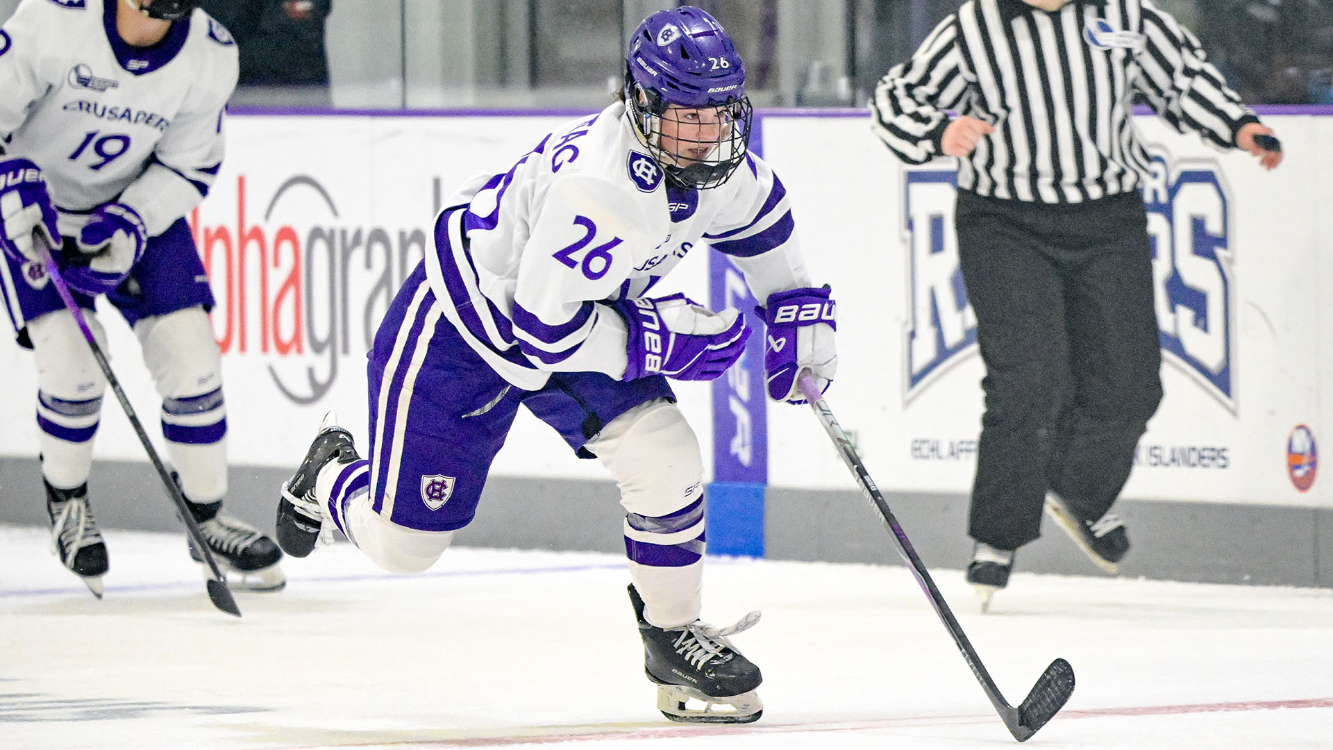 Charlotte Sonntag in action against Maine.