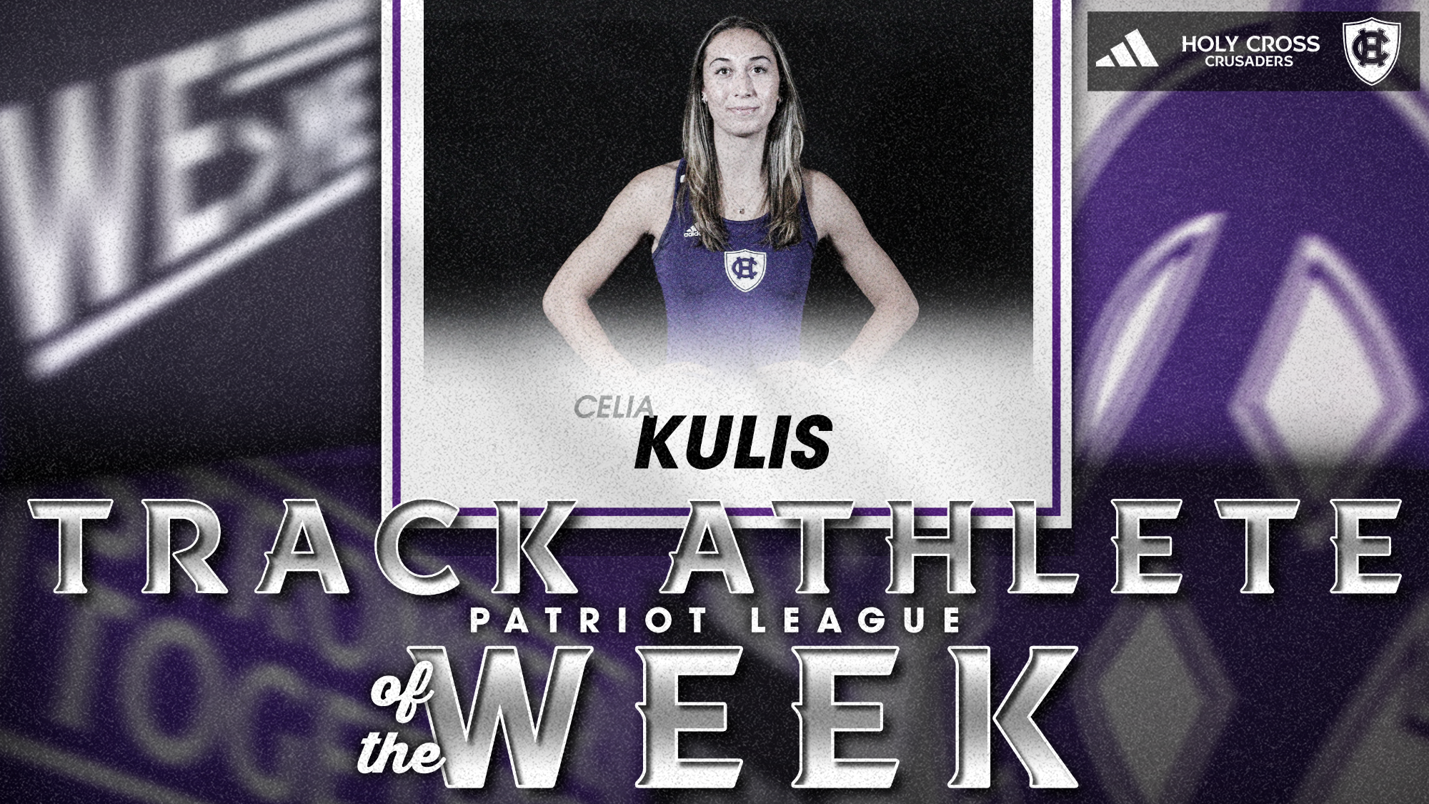 Celia Kulis Patriot League Athlete of the Week 
