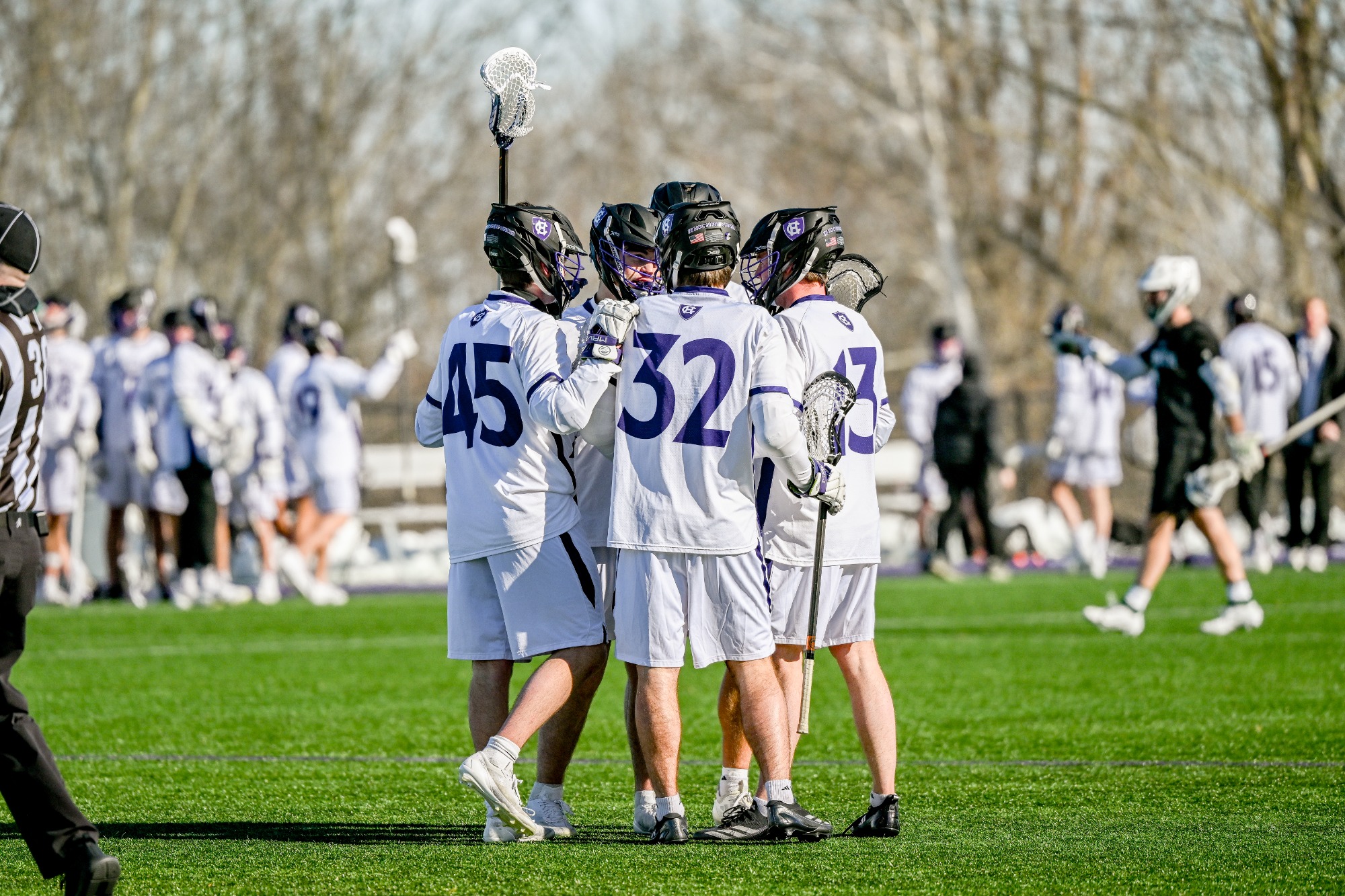 Men's lacrosse hosted Dartmouth on Saturday, Feb. 22.