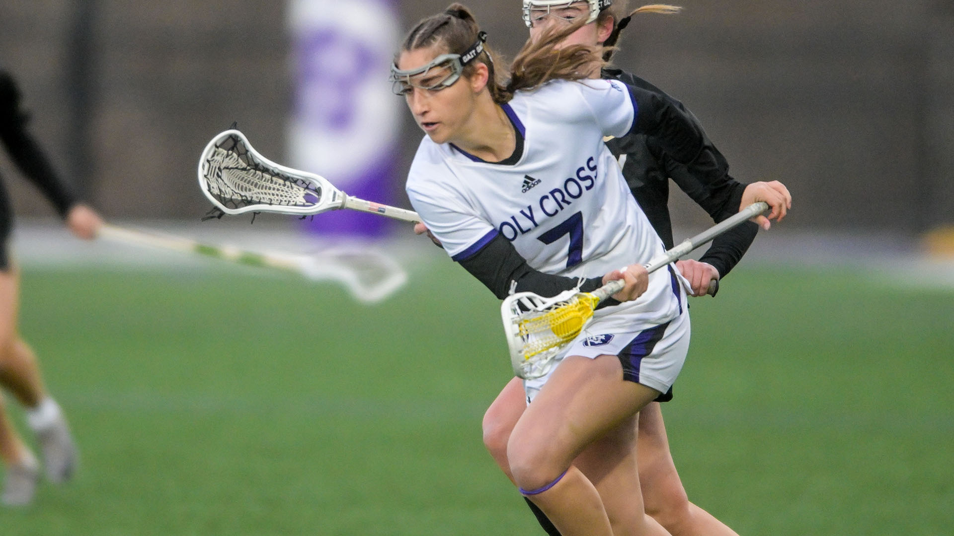 Junior Racheli Levy-Smith became the women's lacrosse program's all-time leader in draw controls.