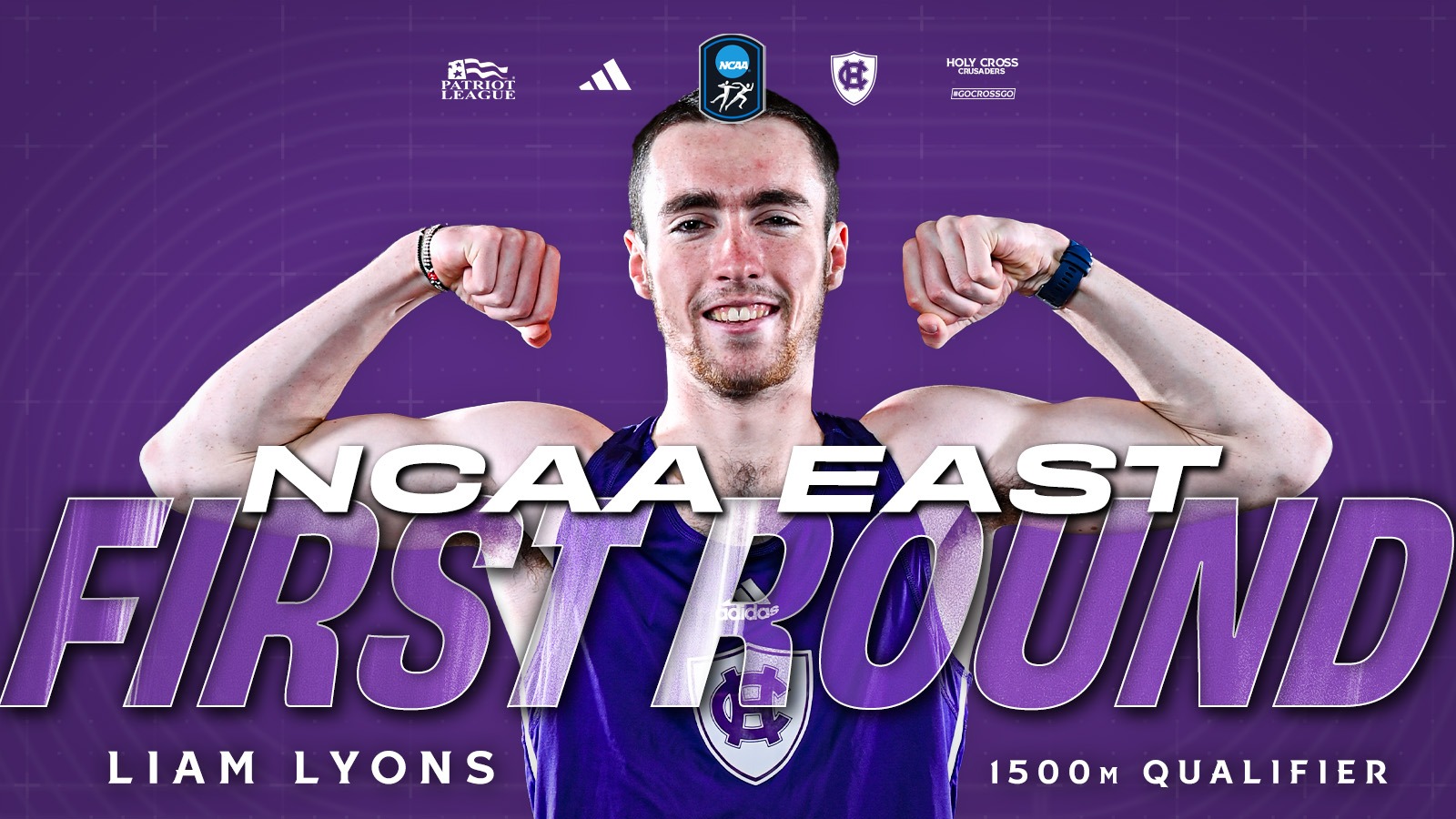 Liam Lyons at 2025 NCAA East Regional First Round