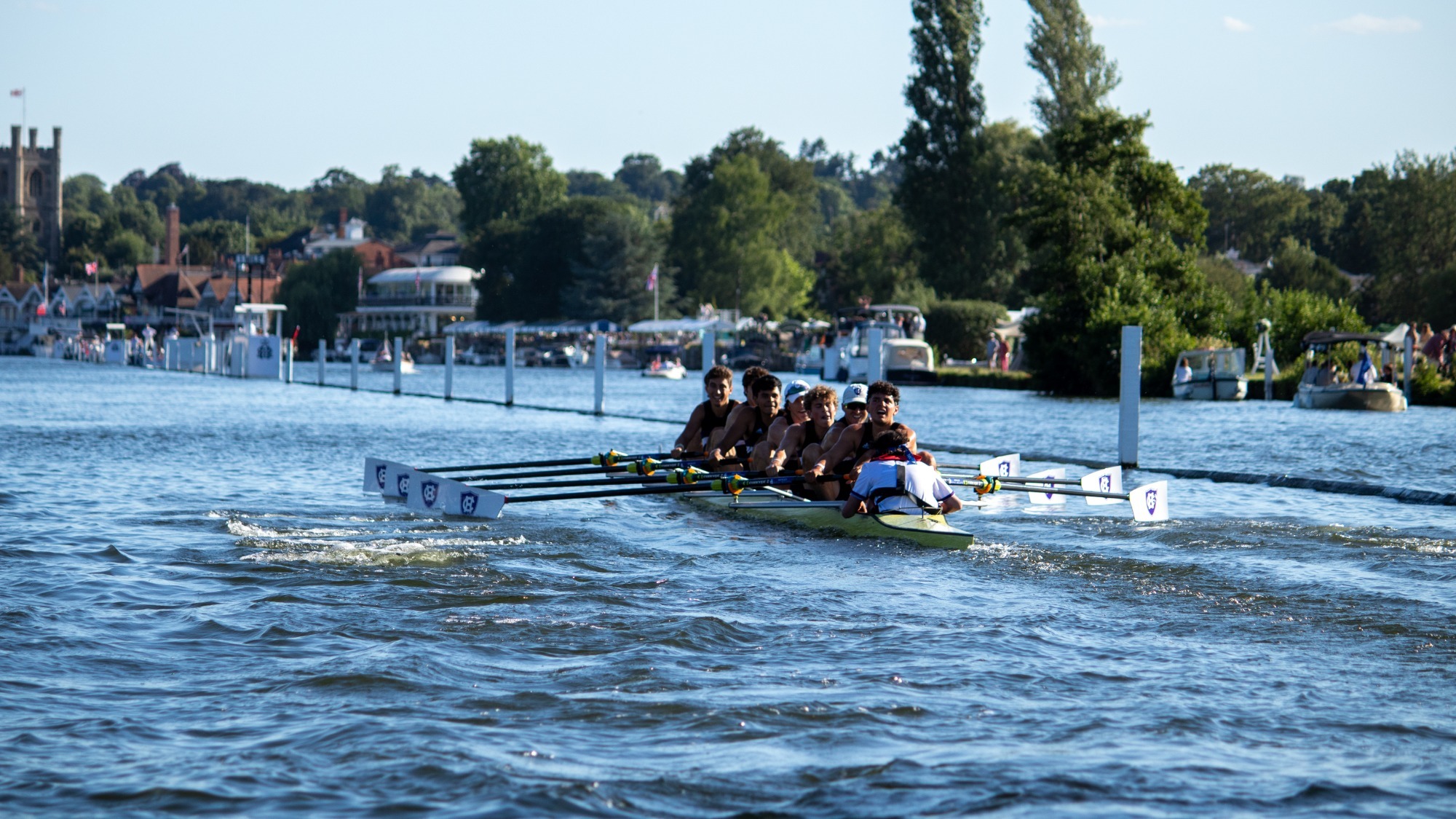 Men's rowing competes at Henley Royal Regatta