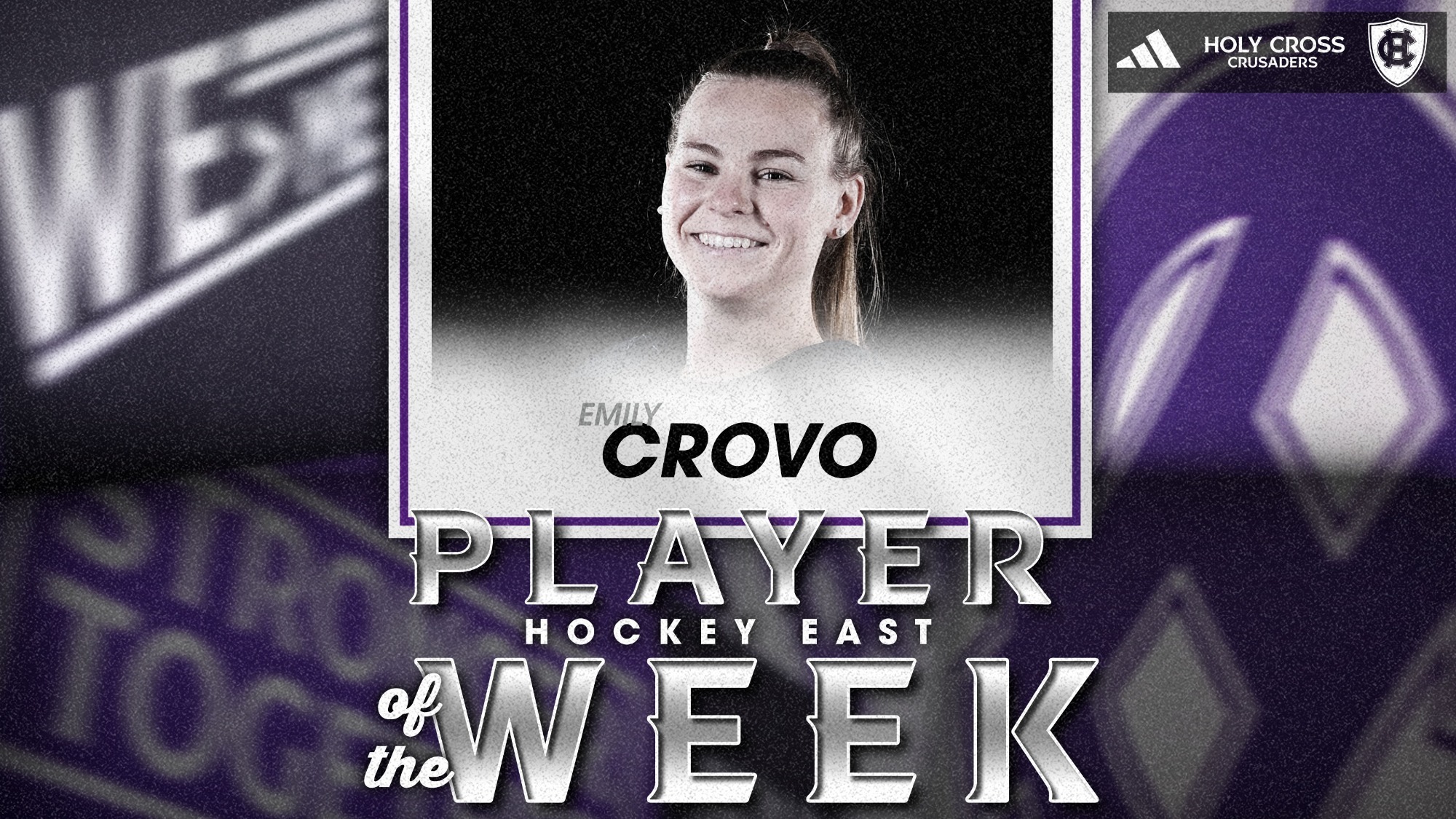 Emily Crovo, Hockey East Player of the Week