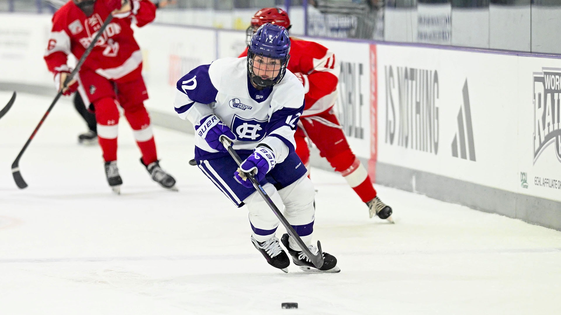 Emily Crovo in action against Boston University