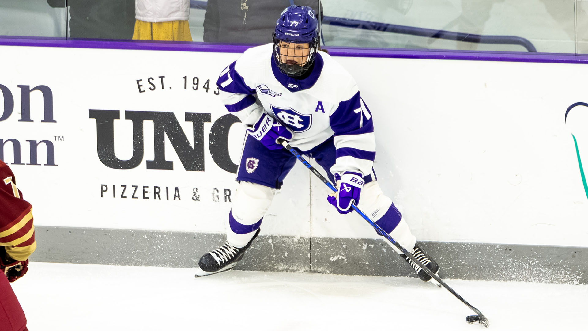 Naemi Herzig in action against Boston College
