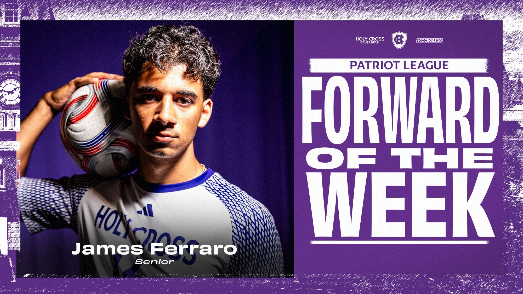 James Ferraro, Patriot League Forward of the Week