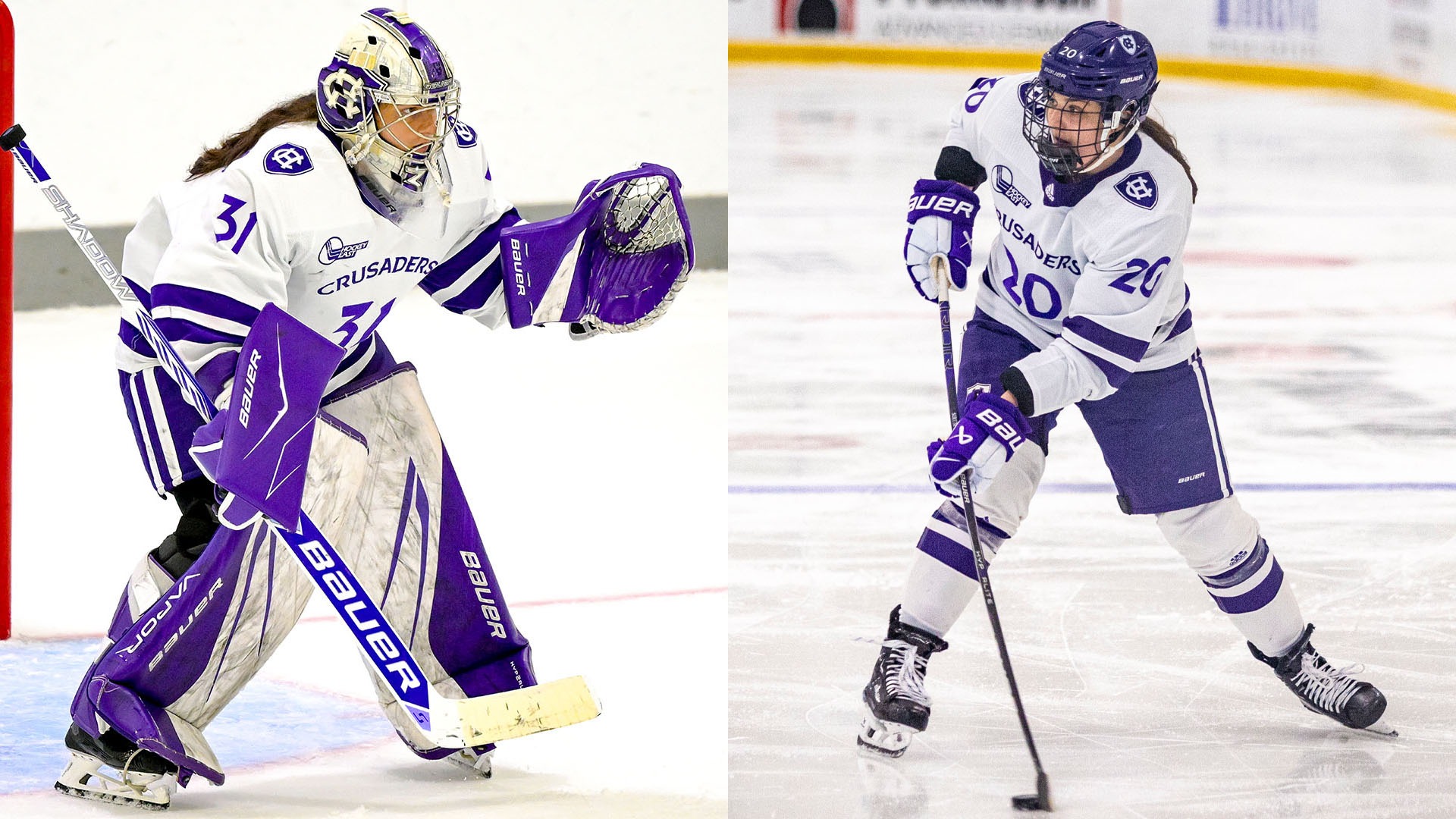 Abby Hornung & Millie Sirum in action
