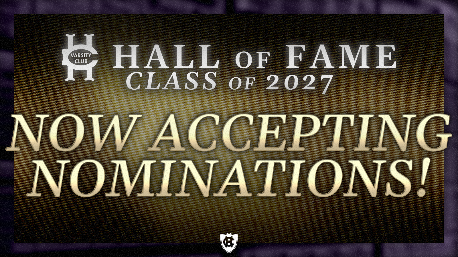 Class of 2027 Hall of Fame Now Accepting Nominations
