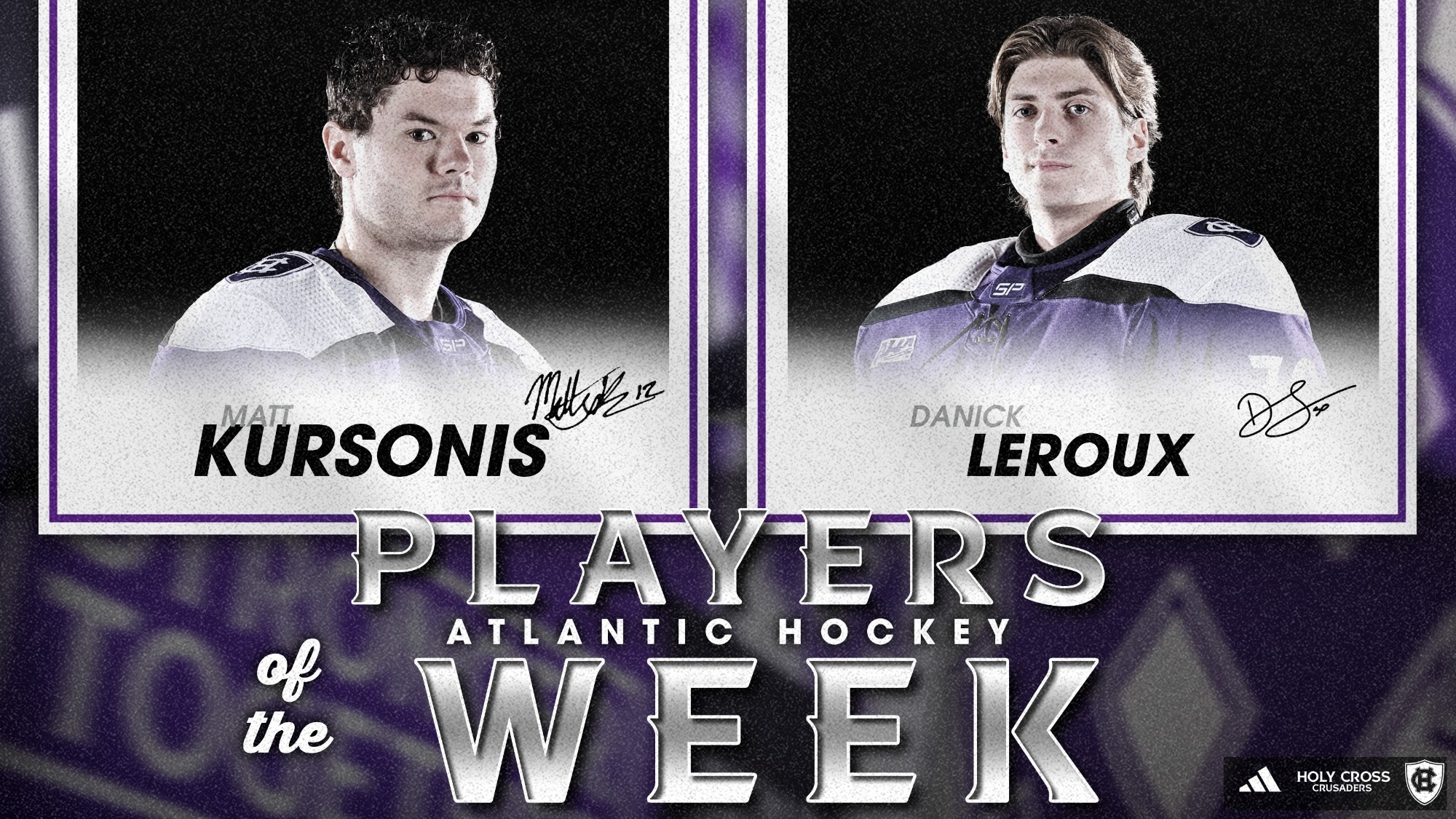 Kursonis, Leroux AHA players of the week