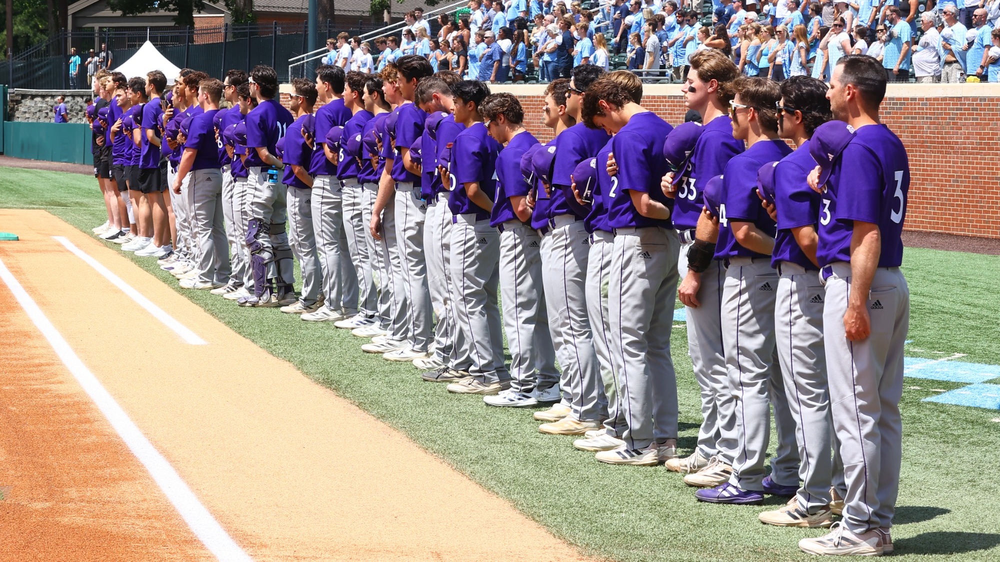 May 30, 2025: NCAA baseball game between Holy Cross University and University of North Carolina at Boshamer Field, Chapel Hill, North Carolina.David Beach