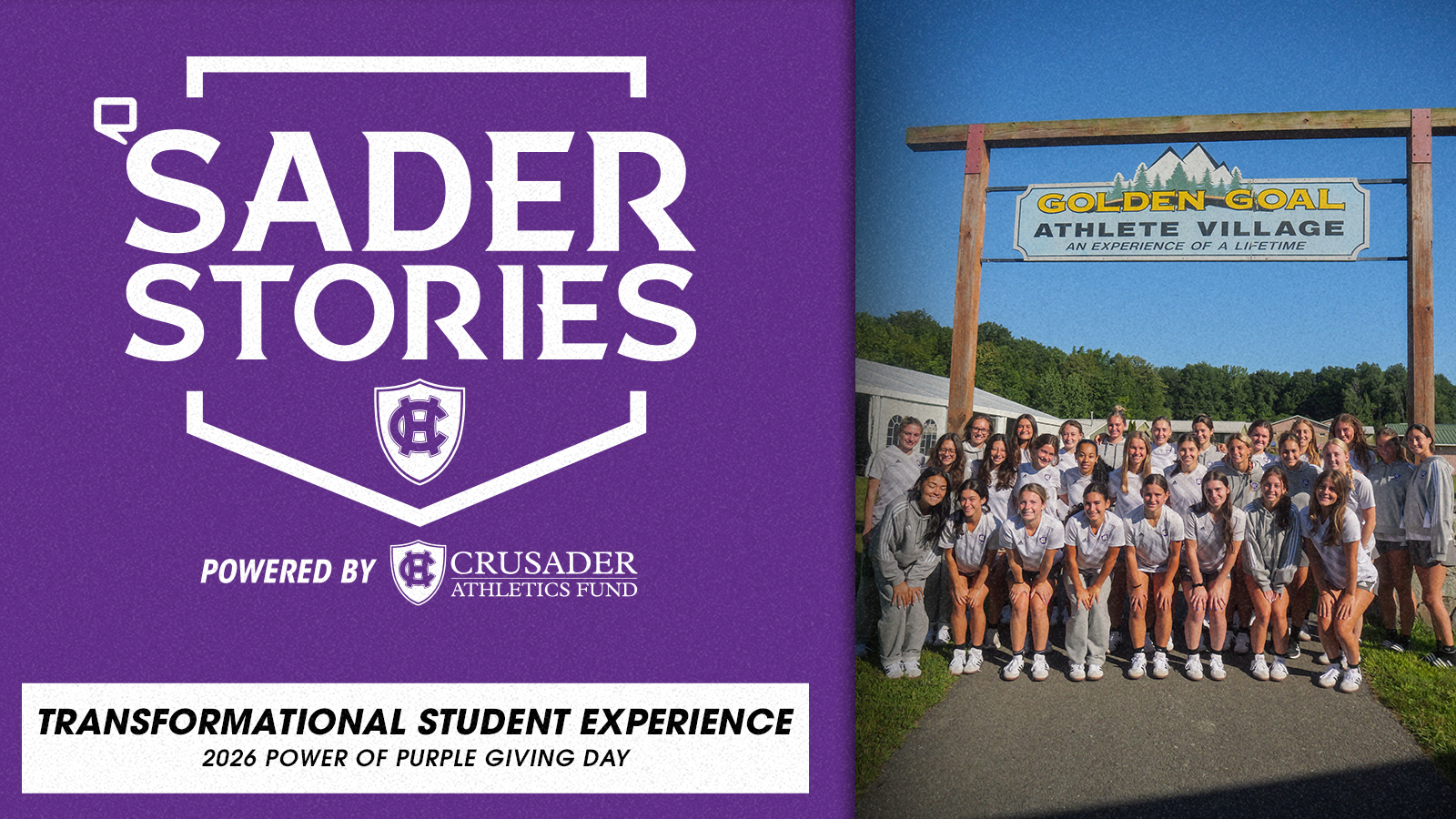 Power of Purple Giving Day Transformational Student Experience