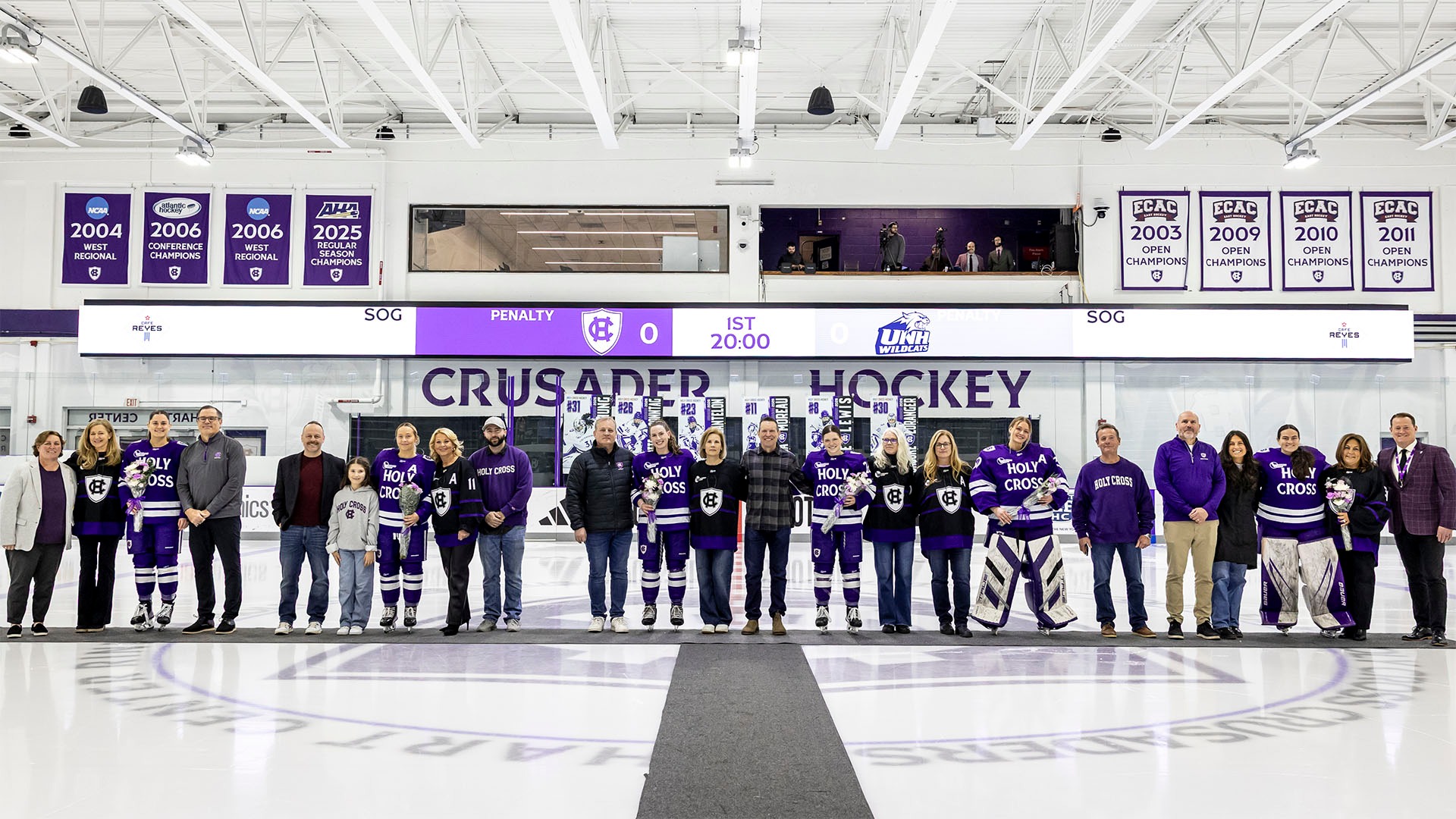 The 2026 Holy Cross women's ice hockey senior class