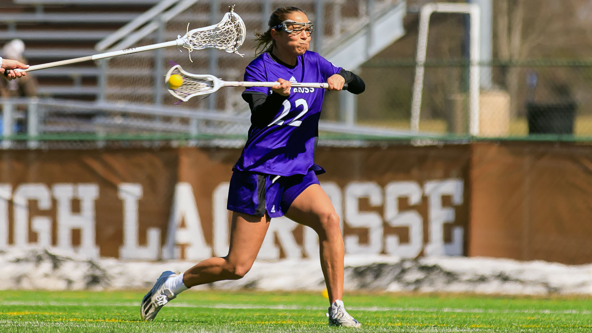 Hadley Cepiel taking a shot at Lehigh