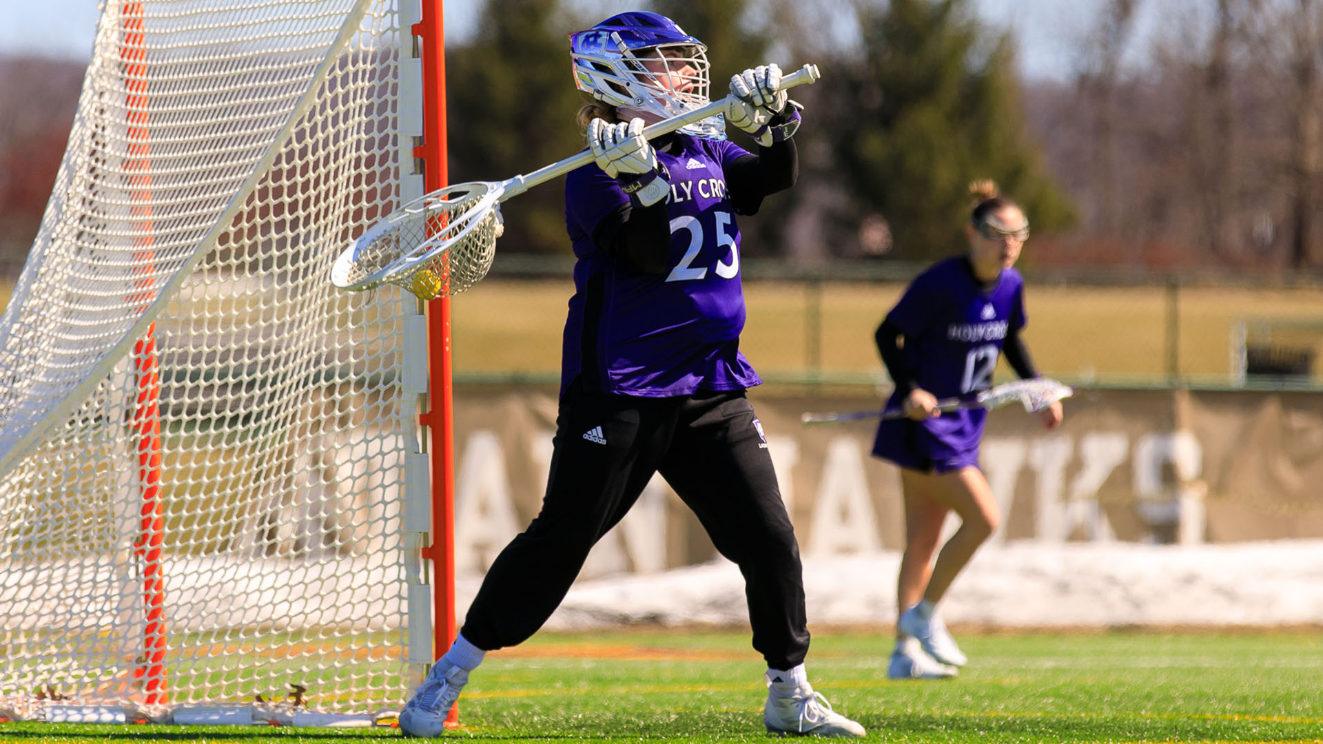 Mackenzie Creagh with the ball at Lehigh