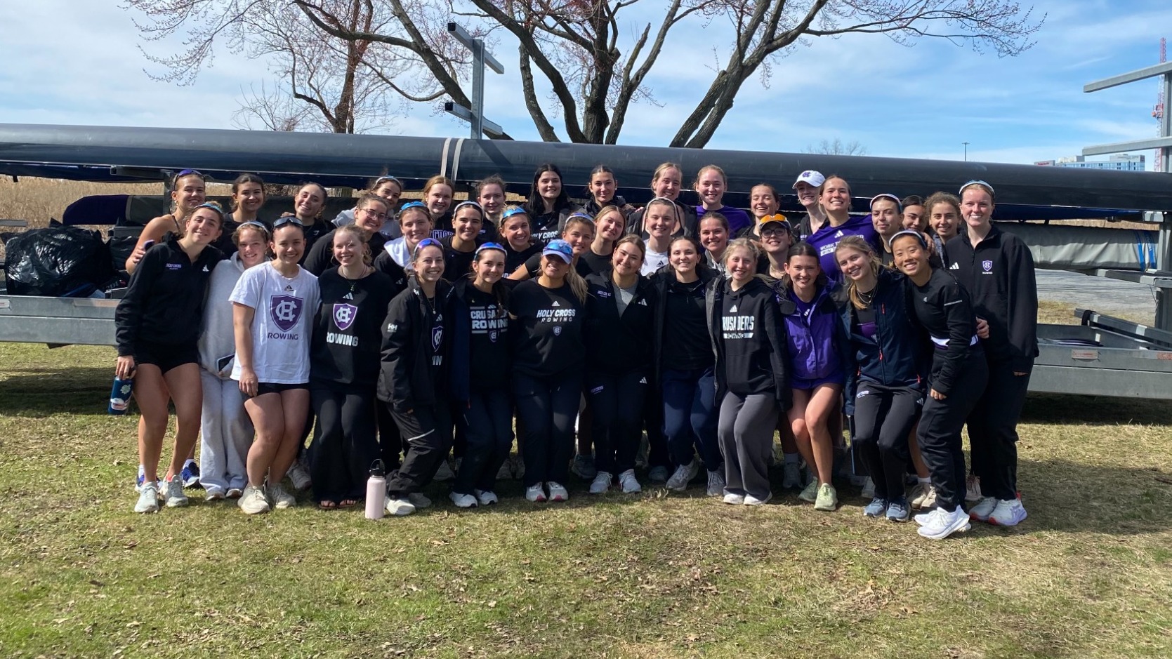 Women's rowing at the Jesuit Invitational