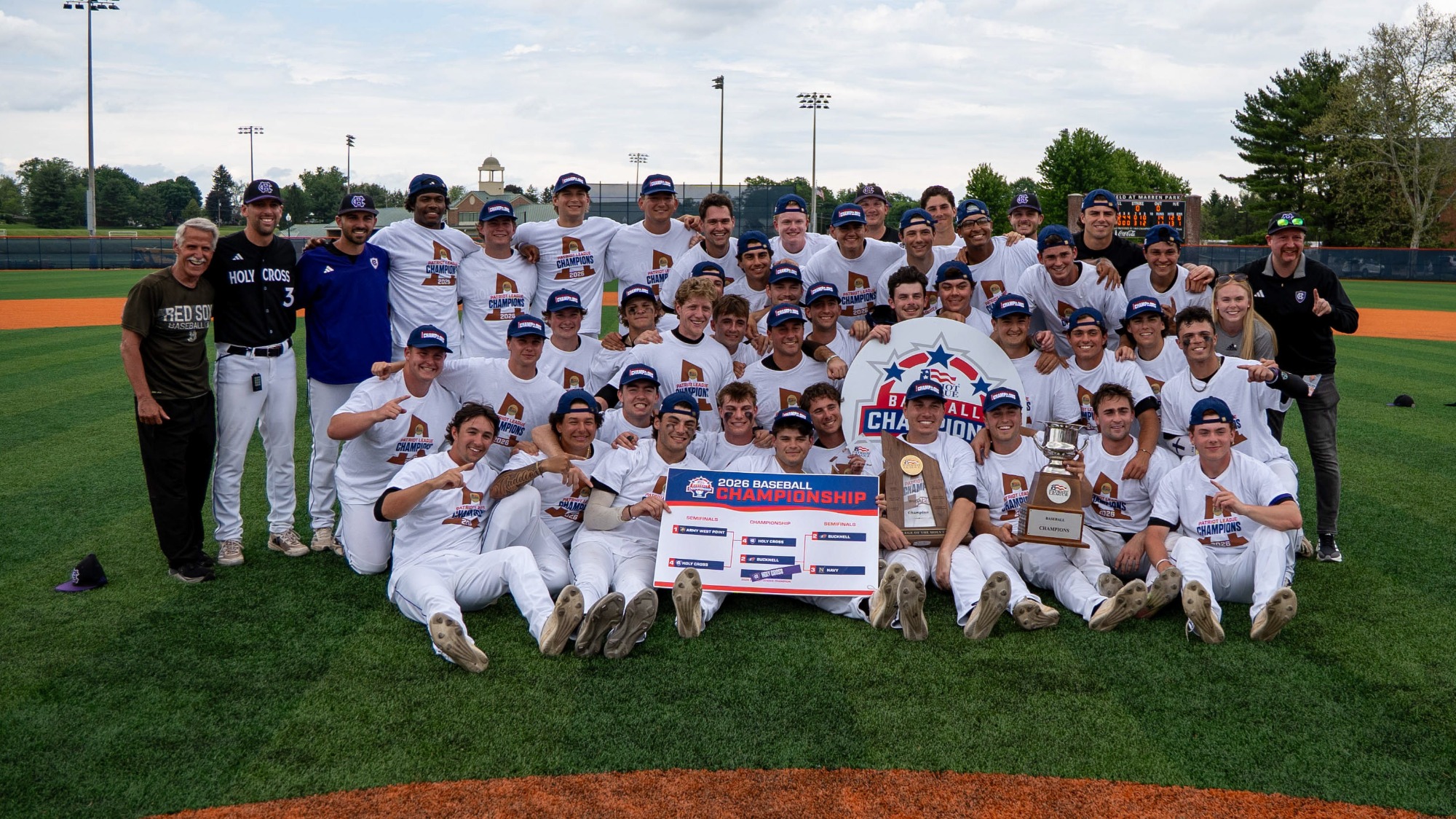 Holy Cross baseball won the 2026 Patriot League Tournament Championship 