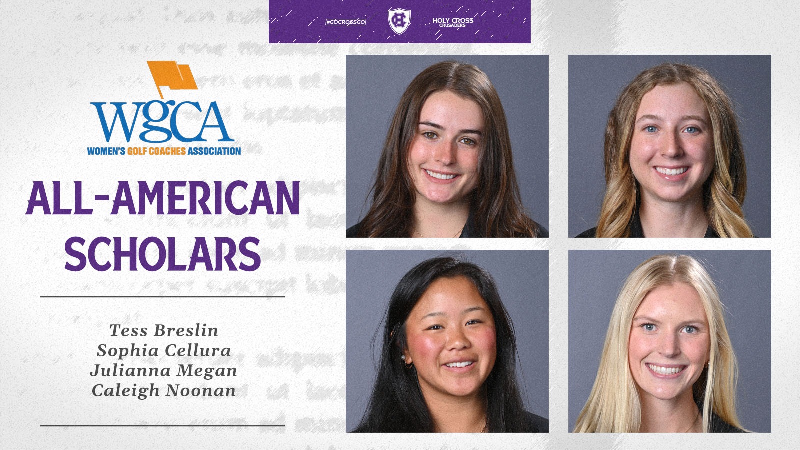 WGCA All-America Scholars