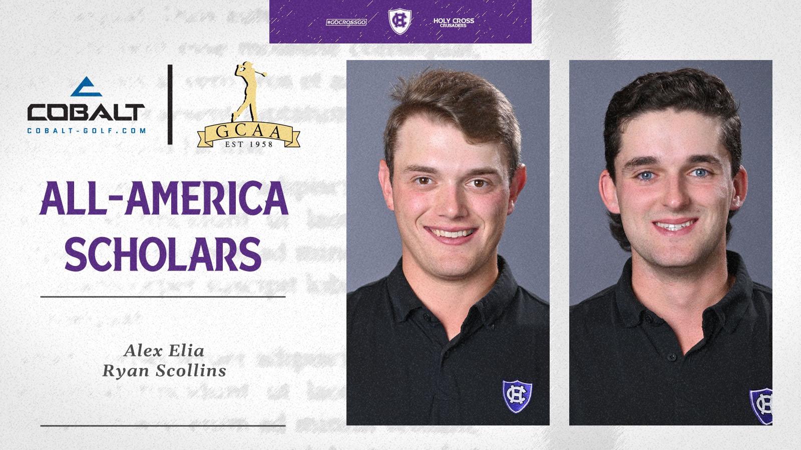 All-America Scholars: Alex Elia & Ryan Scollins