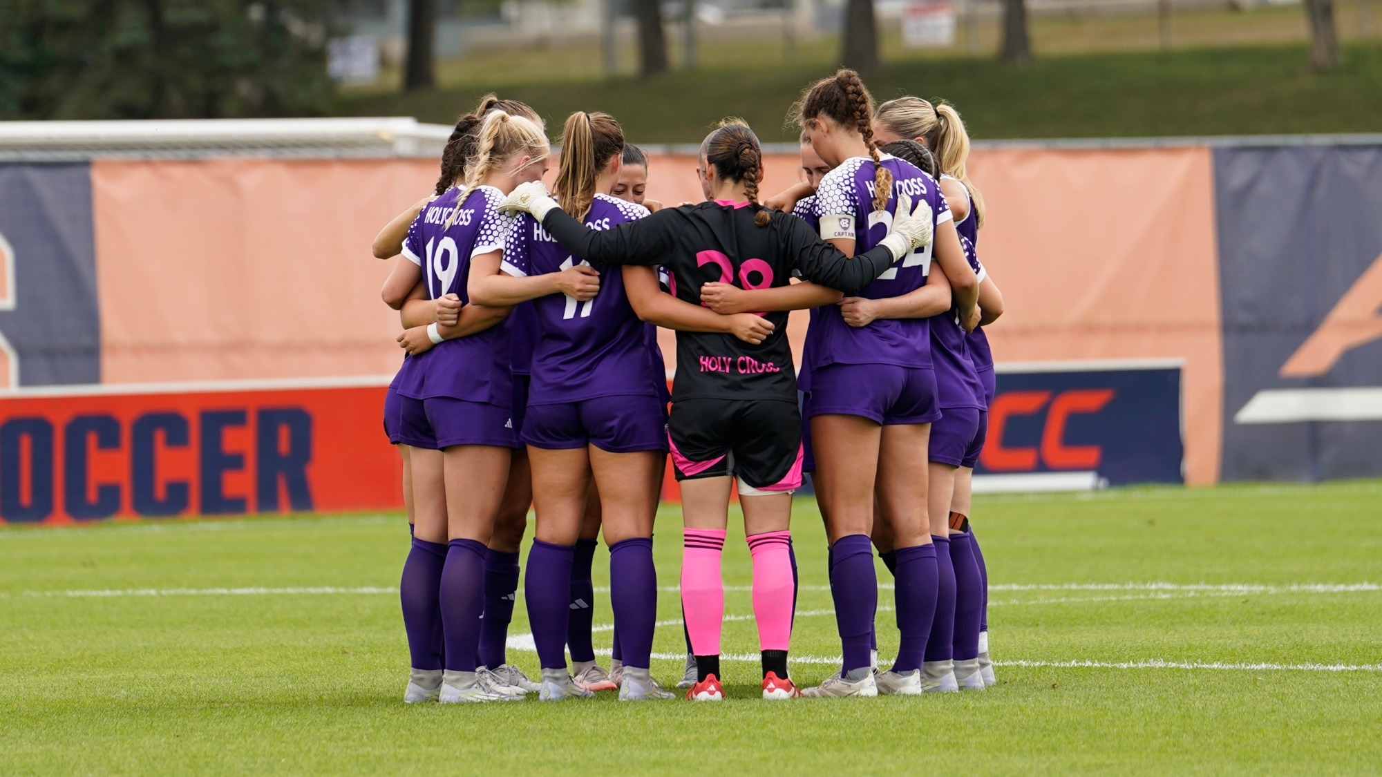 WSOC Team huddle at Syracuse 2026