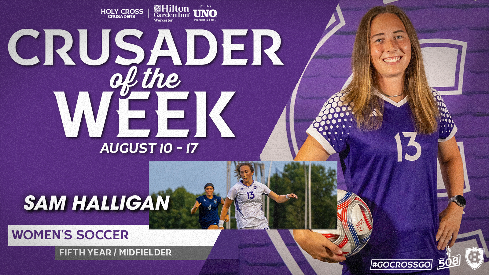 Sam Halligan Crusader of the Week