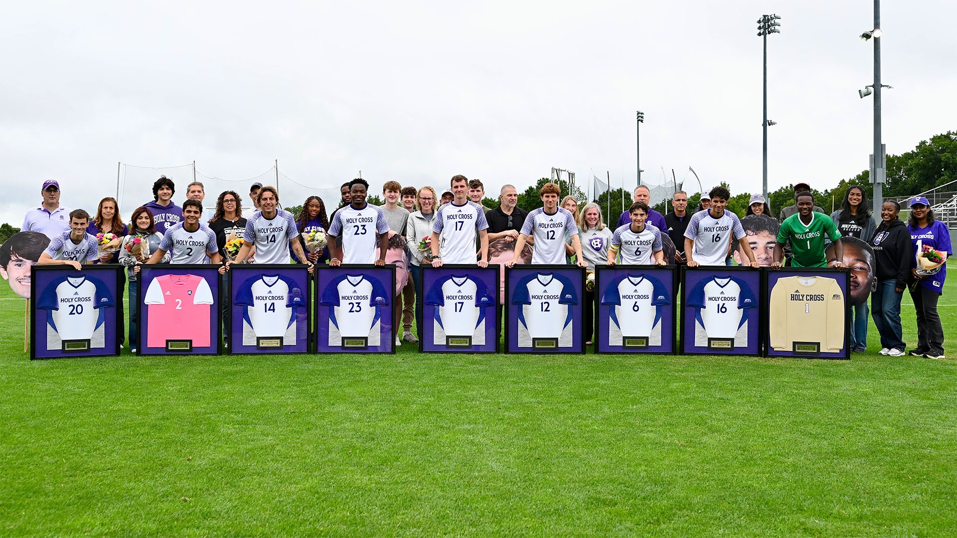 The 2026 Holy Cross men's soccer senior class