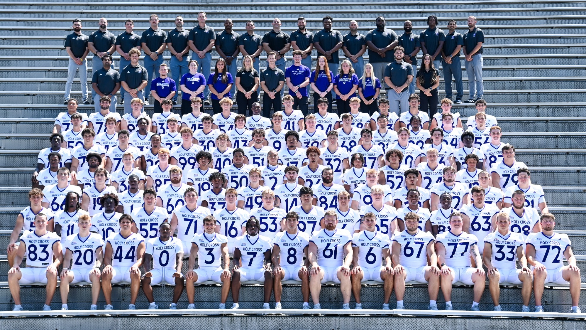 Holy Cross Football 2026 Team Photo