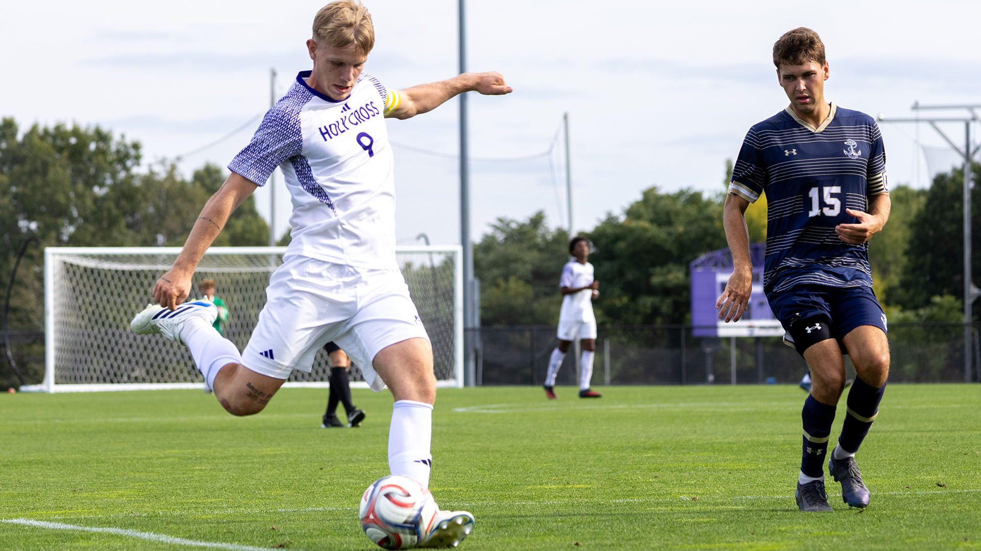 Archie Hatcher in action against Navy.
