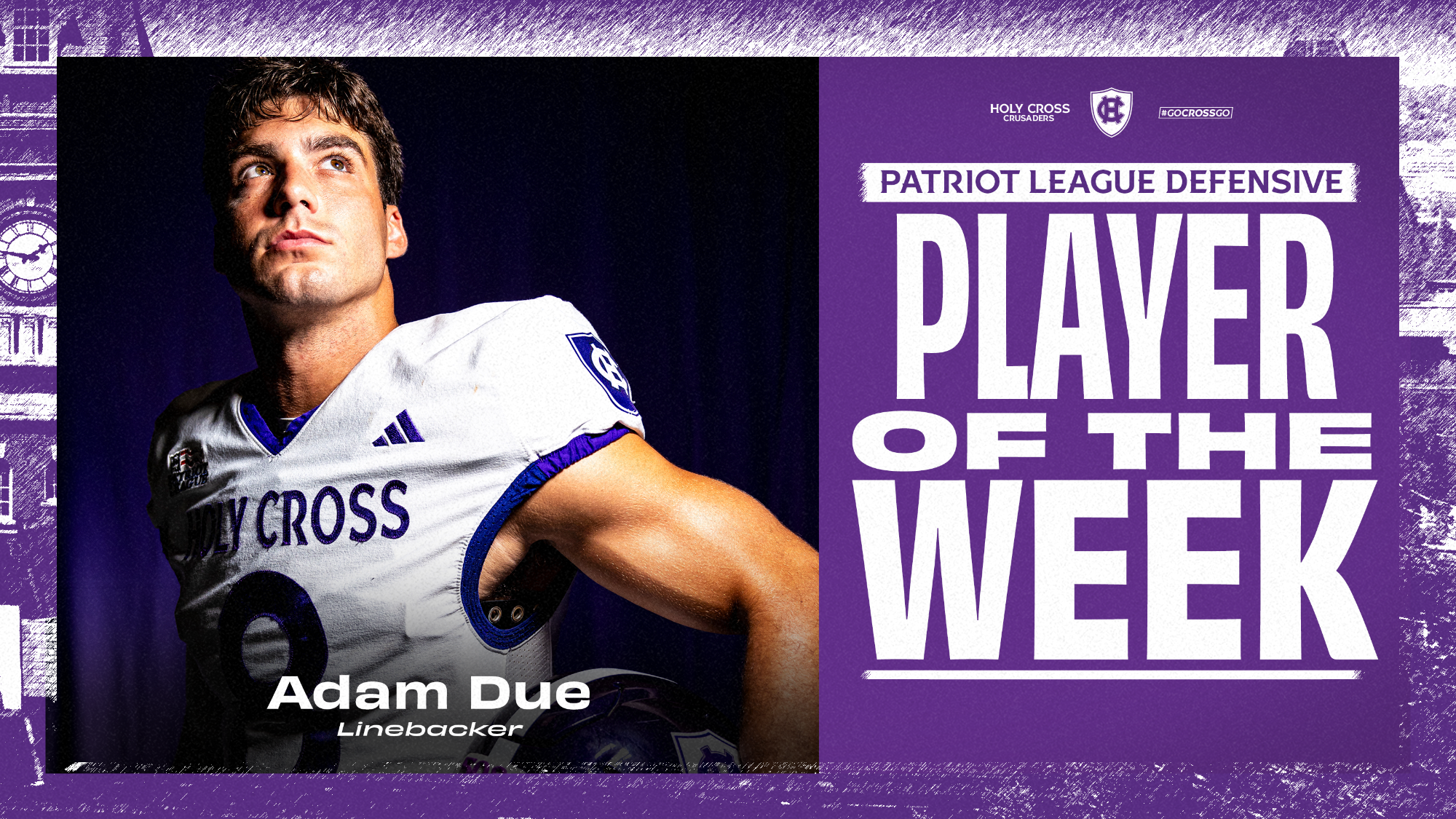 Adam Due Defensive Player of the Week