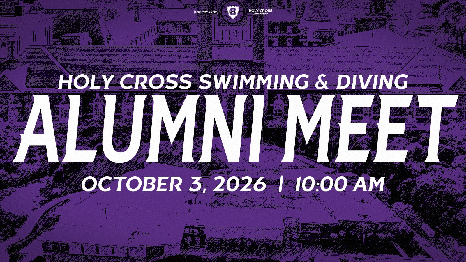 Swimming & Diving Alumni Meet, Oct. 3, 10 am