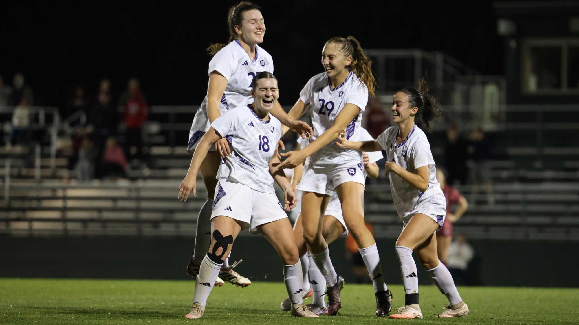 Beckstein Game winning celebration vs Colgate