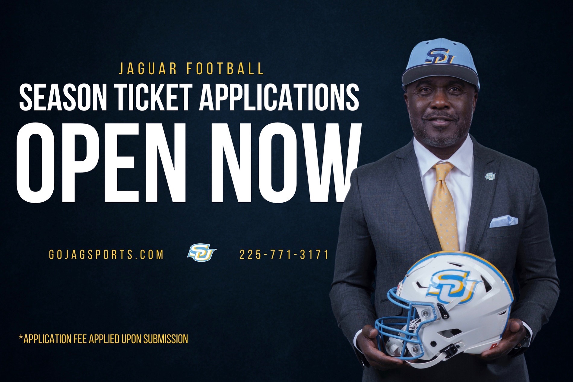 2026 New Football Season Ticket Applications Graphic