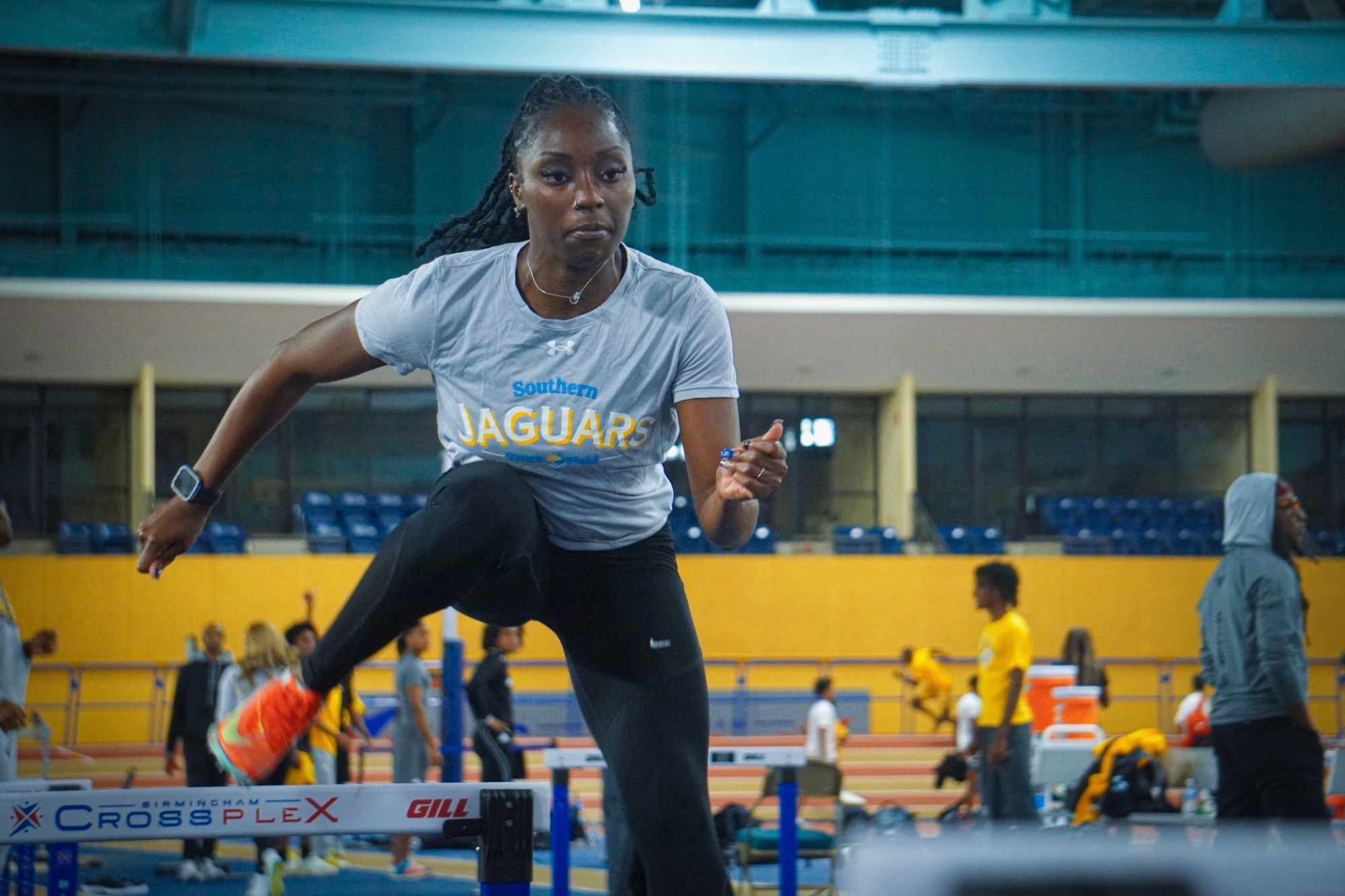 Tashina Alase Practice for 25 SWAC Championship