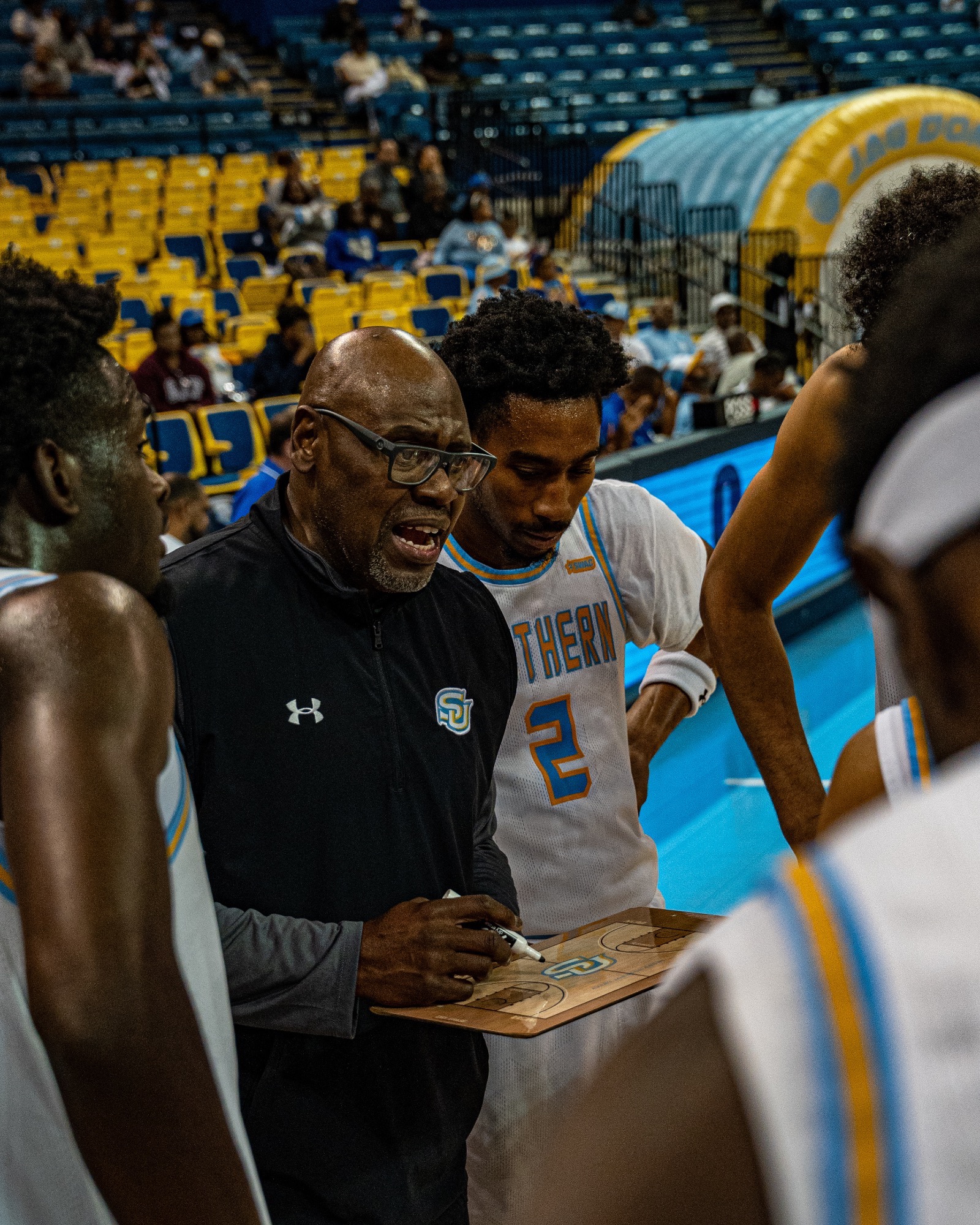 MBB Team Huddle vs TSU 