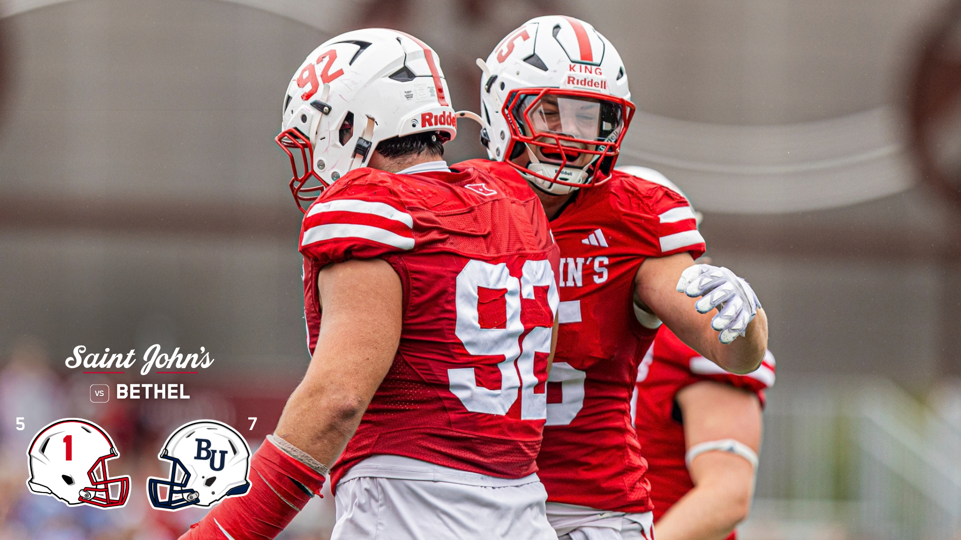 SJU Football Game Notes vs. Bethel - King & Obering (Ella Carlson)