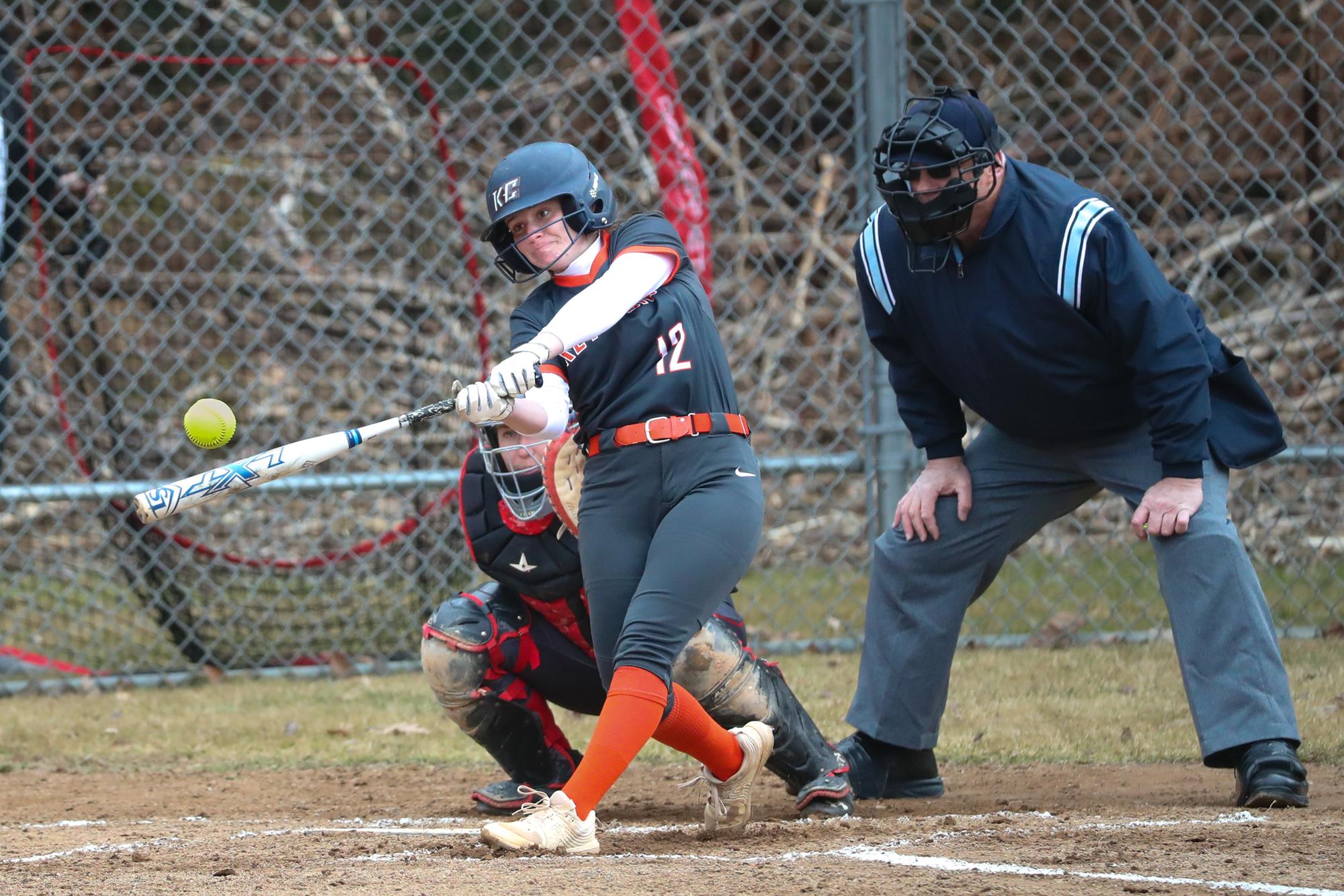 Softball Splits at Rosemont in CSAC Opener Keystone College Athletics