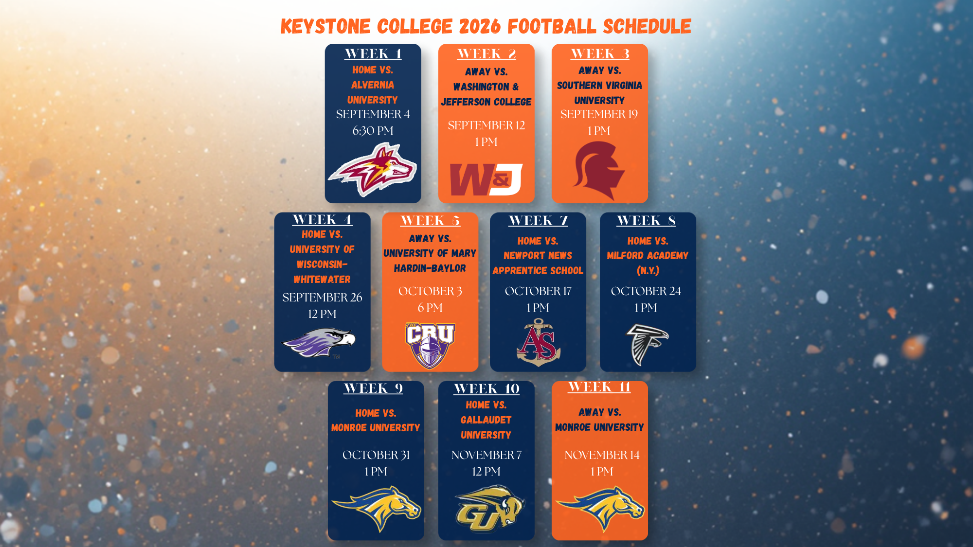 Football 2026 Schedule