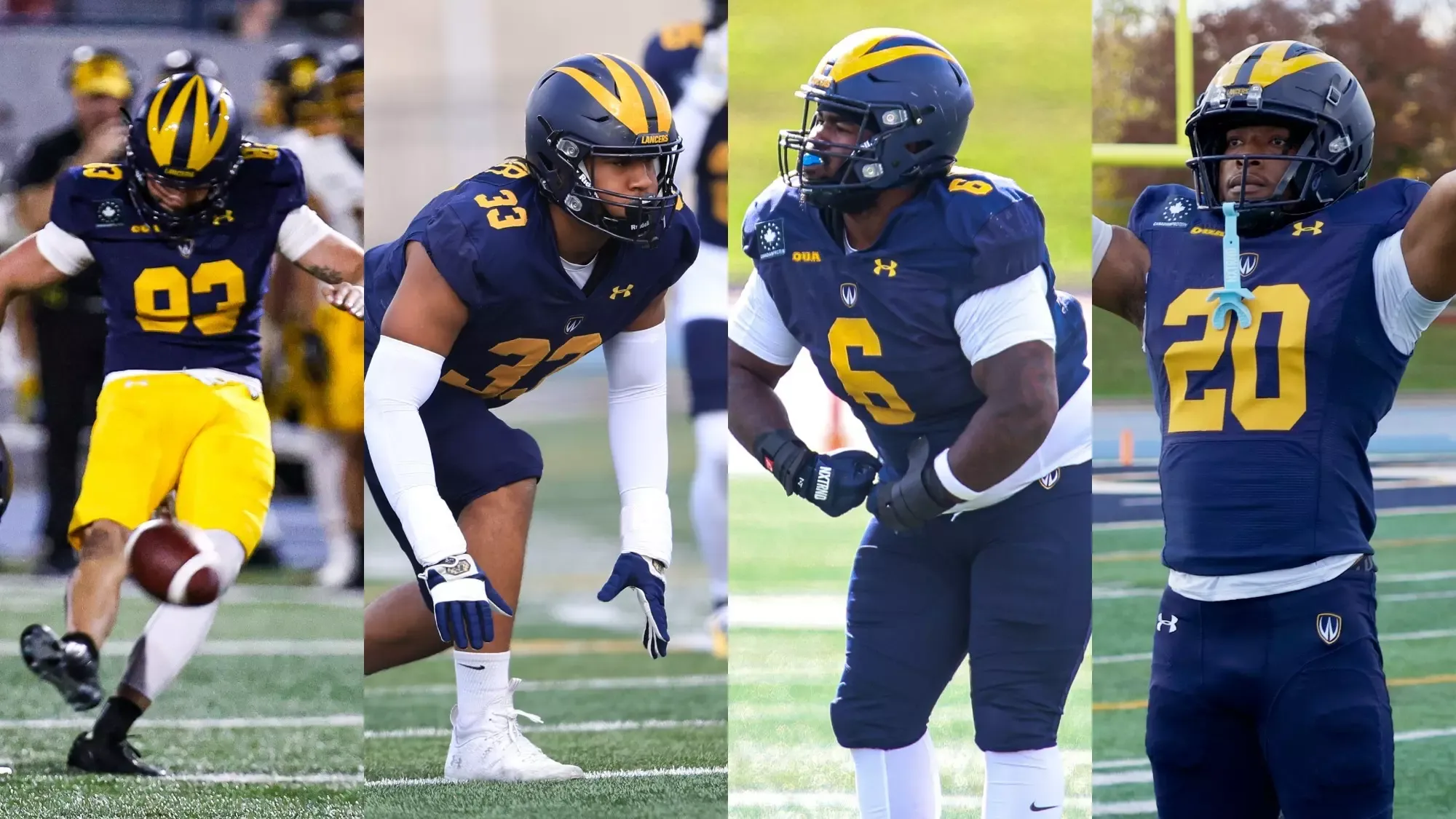 Brady Lidster, Ahmad Taylor, Braxton Johnson, Istvan Assibo-Dadzie