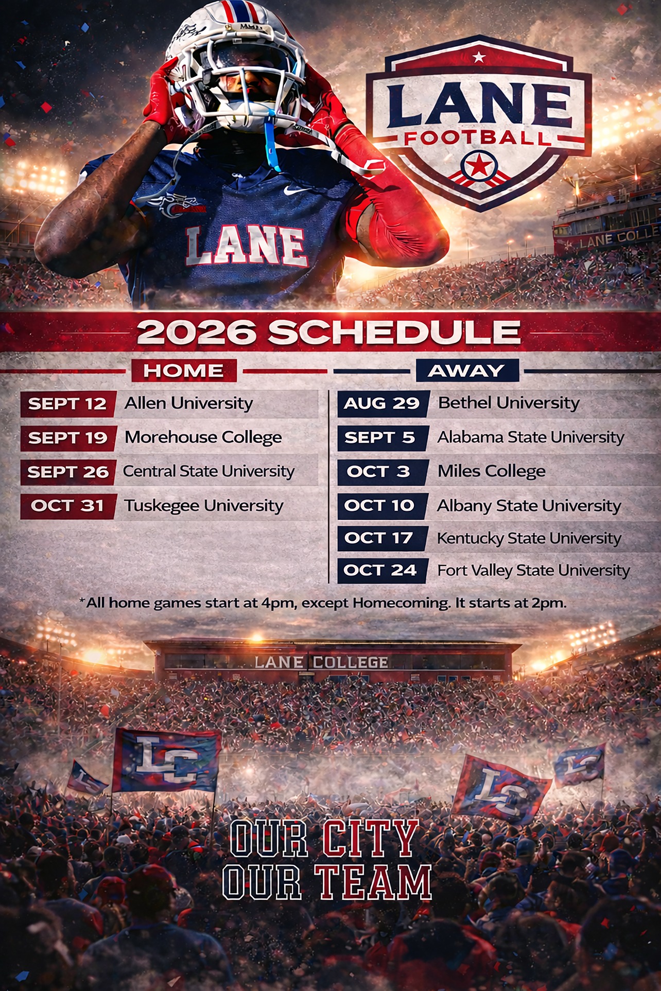 2026 Football Schedule