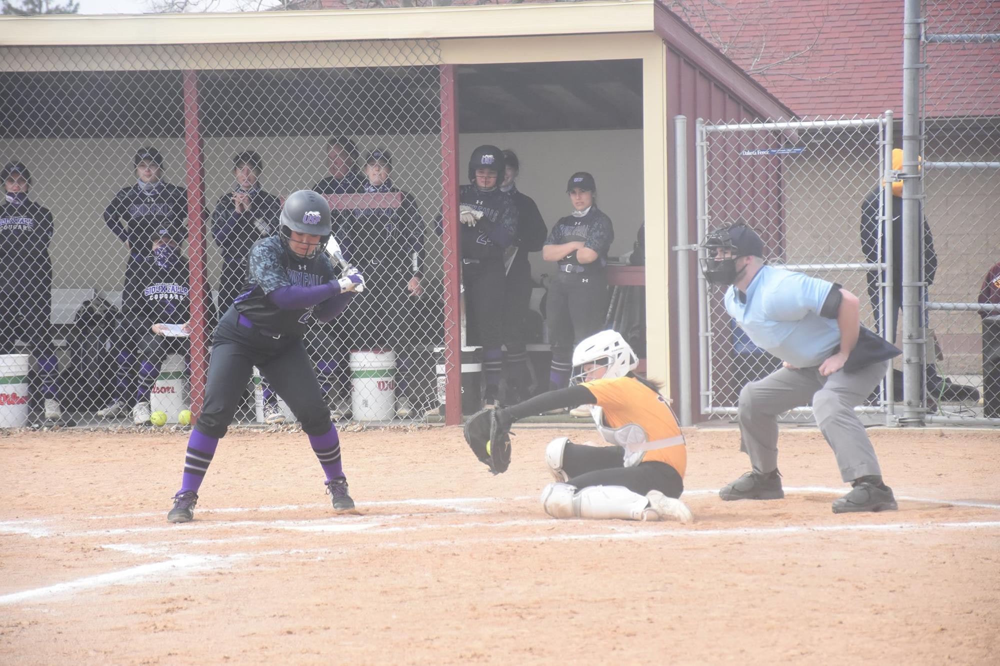 Grant and Stuck Guide Golden Eagles to Split with Pair of MIAA Schools