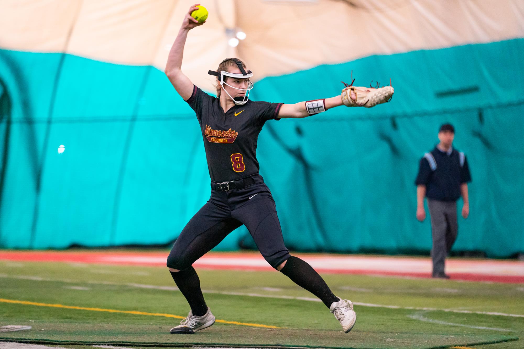 Golden Eagle Softball Splits with Pair of NSIC Foes on Saturday in