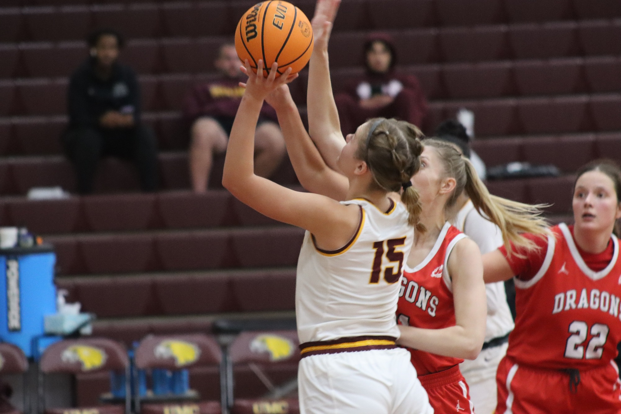 Minnesota Crookston Women's Basketball Drains Clutch Shots Down the