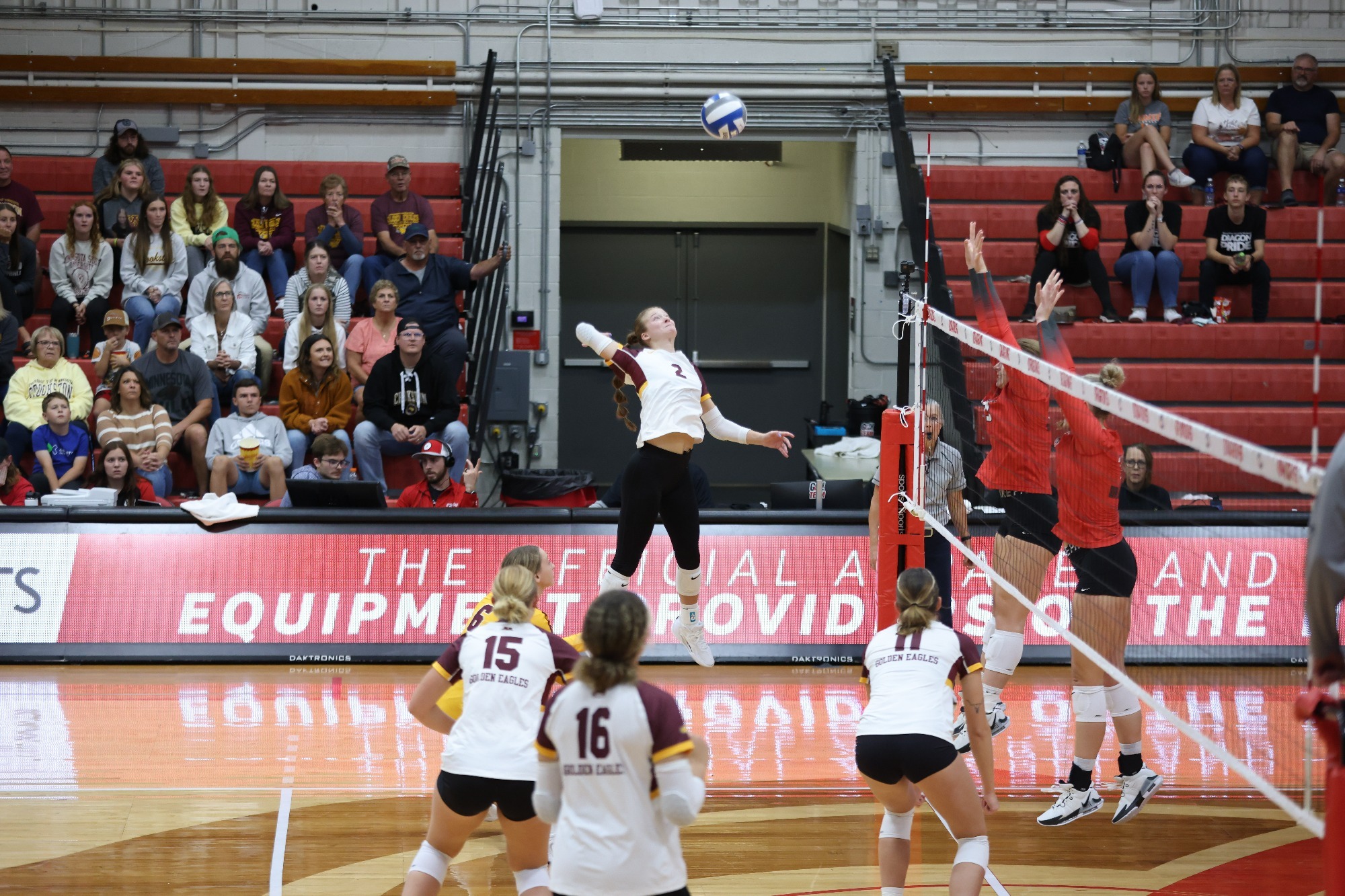 Minnesota Crookston Volleyball Falls 30 to Augustana, after Leading Third Set University of