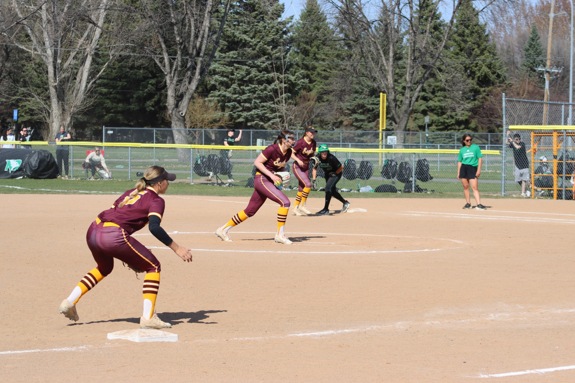 Golden Eagle Softball Fights Hard, but Fall to Division I North Dakota