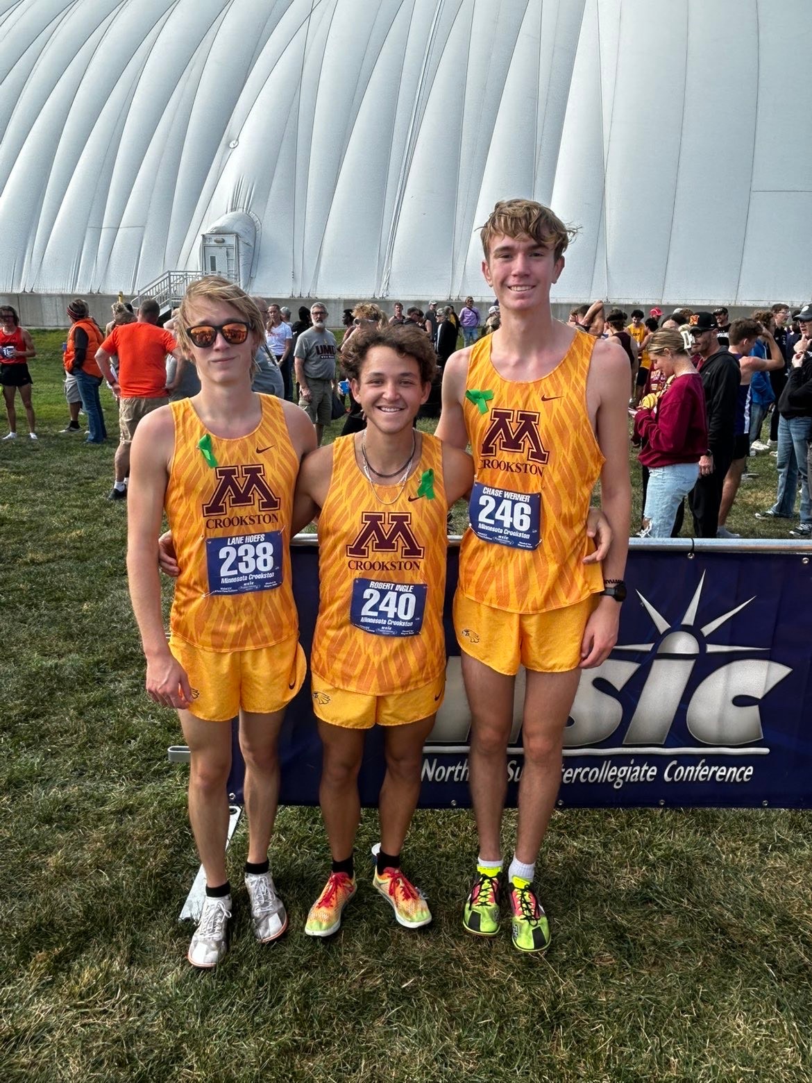 Robert Ingle and teammates