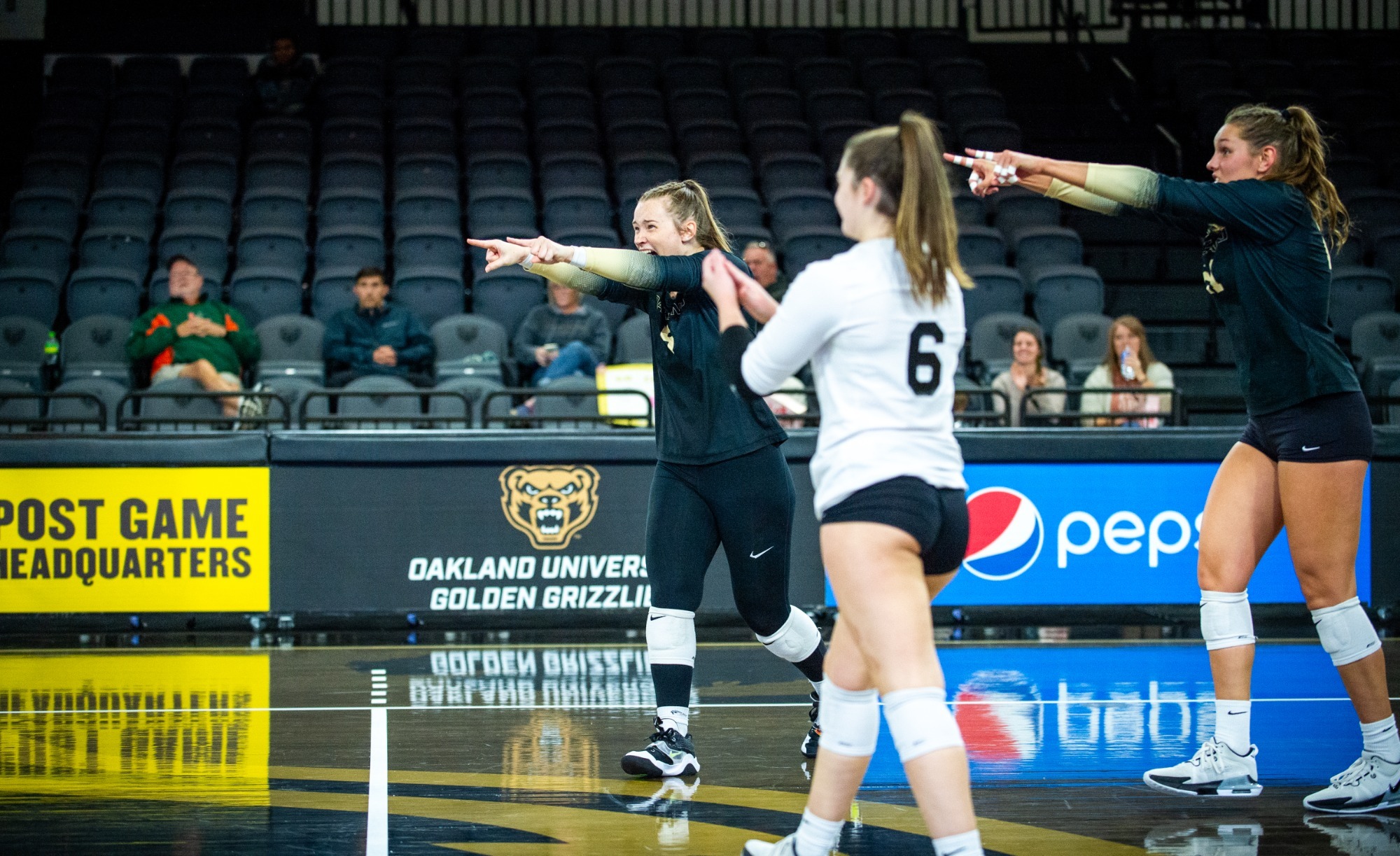 Oakland Volleyball Sweeps IUPUI, 30, in Regular Season Home Finale Oakland University Athletics