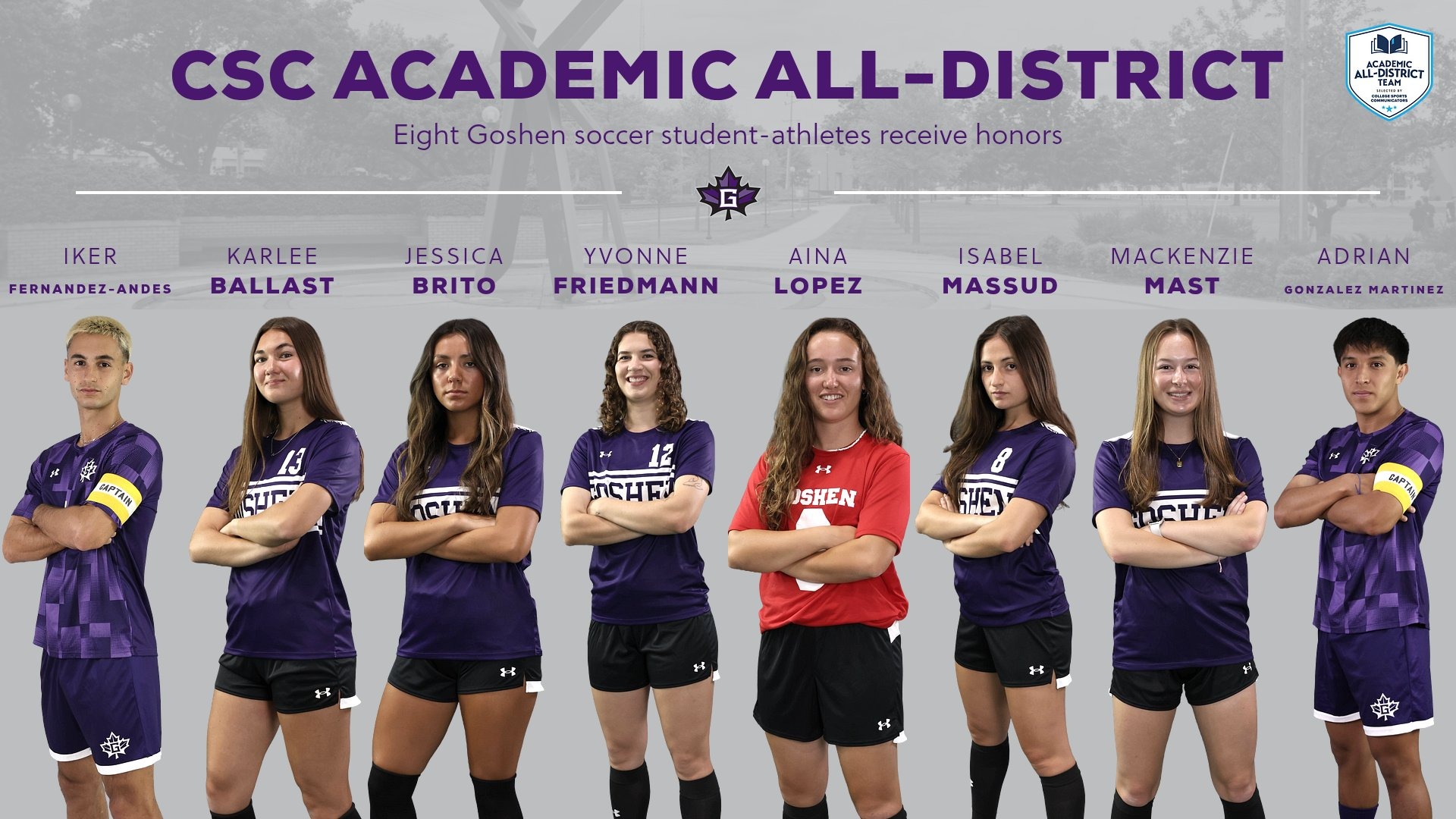 2025 CSC SOC Academic All-District
