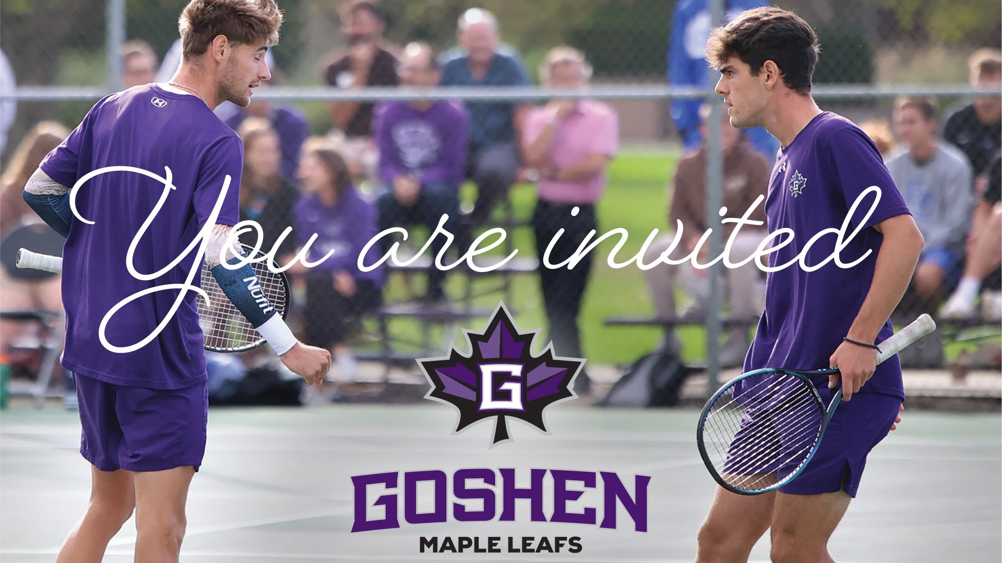 Stan King Tennis Complex ribbon-cutting invite