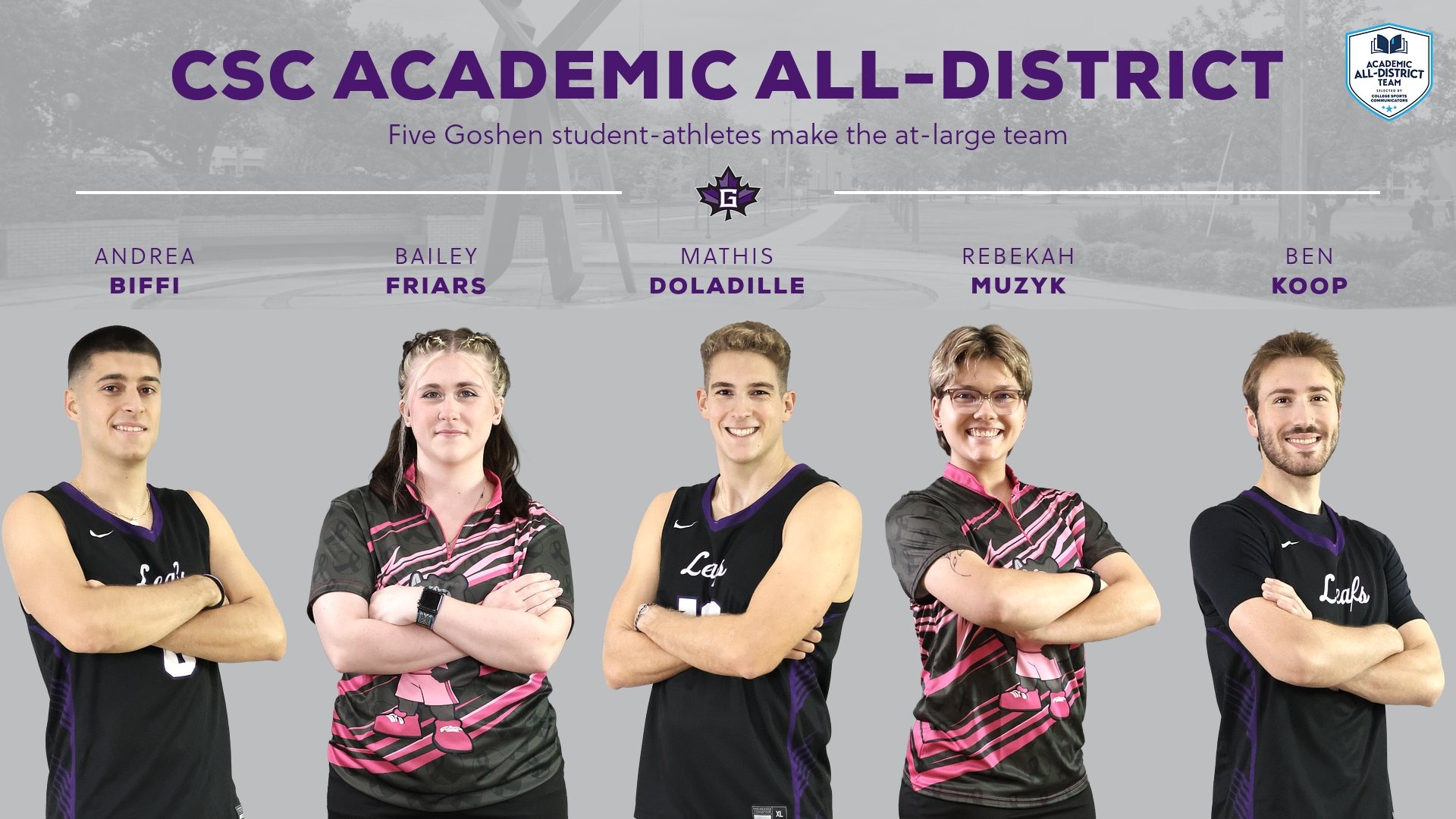 2025-26 CSC At-Large Academic All-District