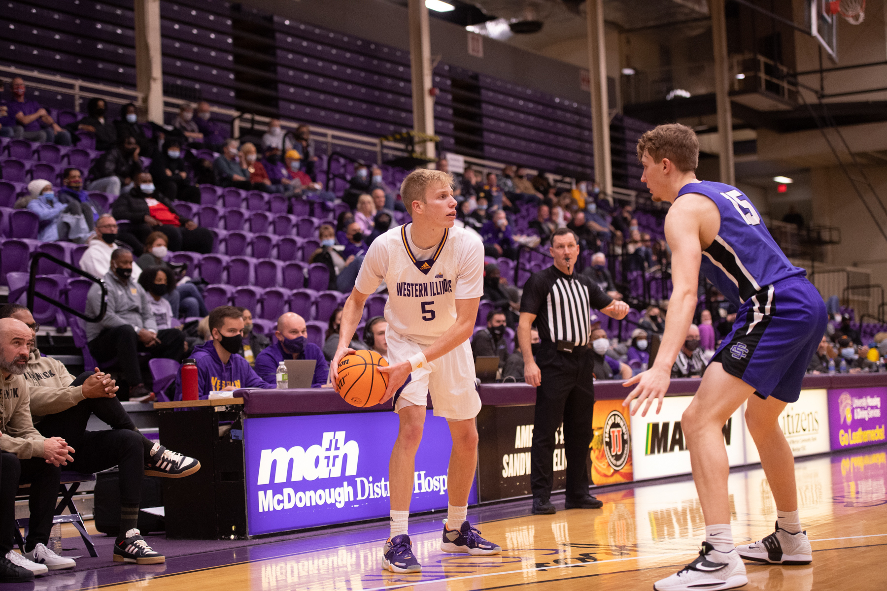 Leatherneck MBB Falls to Omaha Western Illinois University Athletics